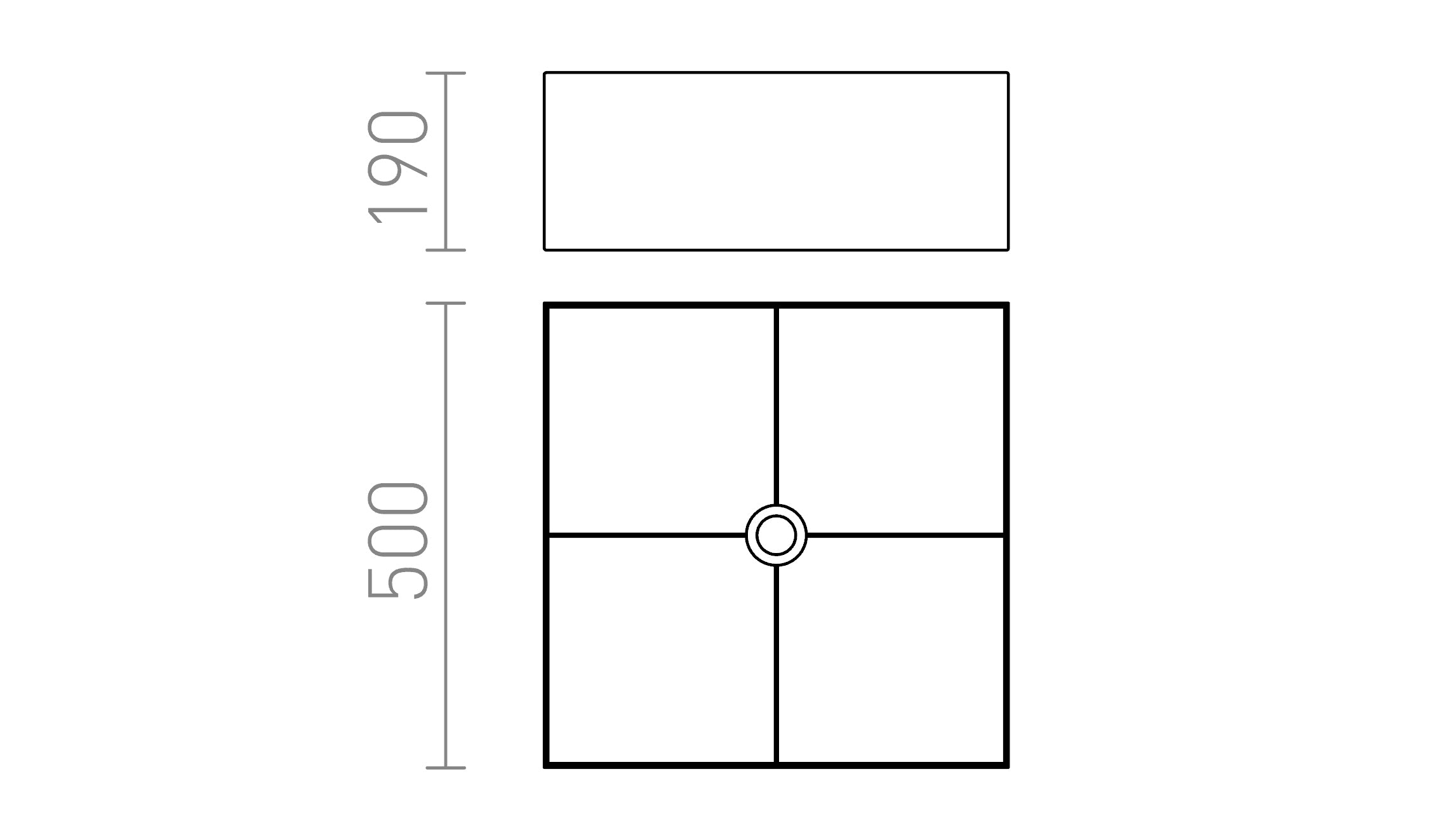 TEMPO 50/19 pantalla - Product sketch