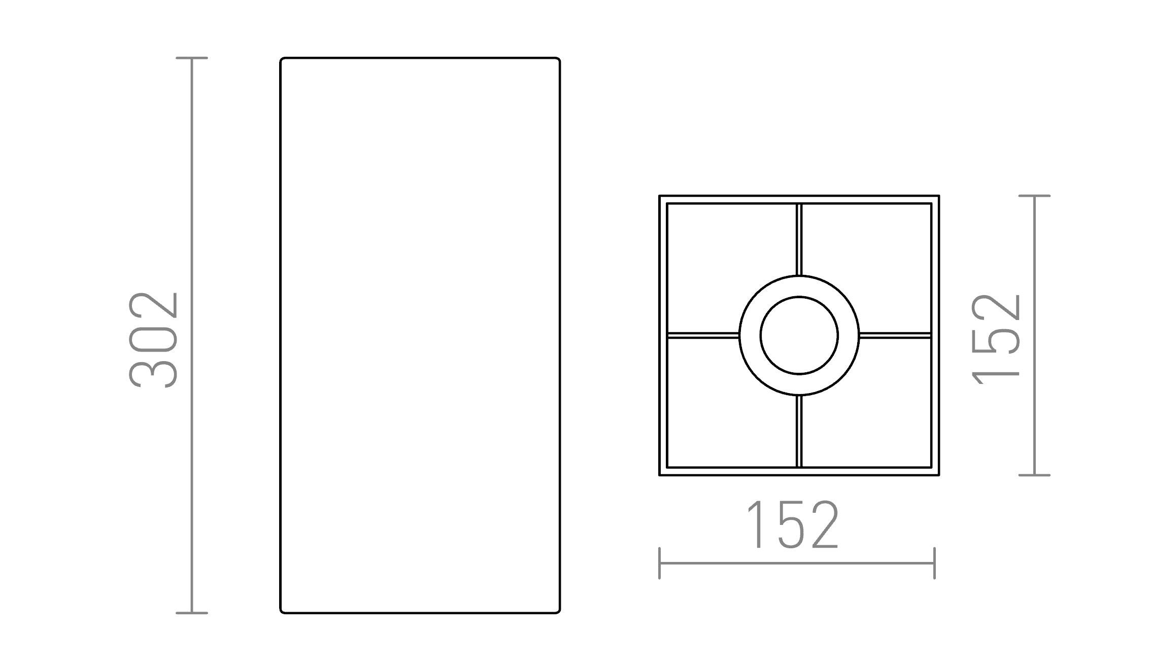 TEMPO 15/30 varjostin - Product sketch