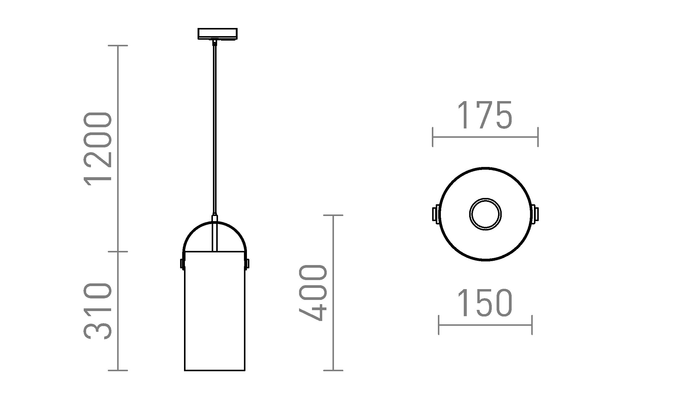 JULIETTA 31 za 1F tirni sistem - Product sketch