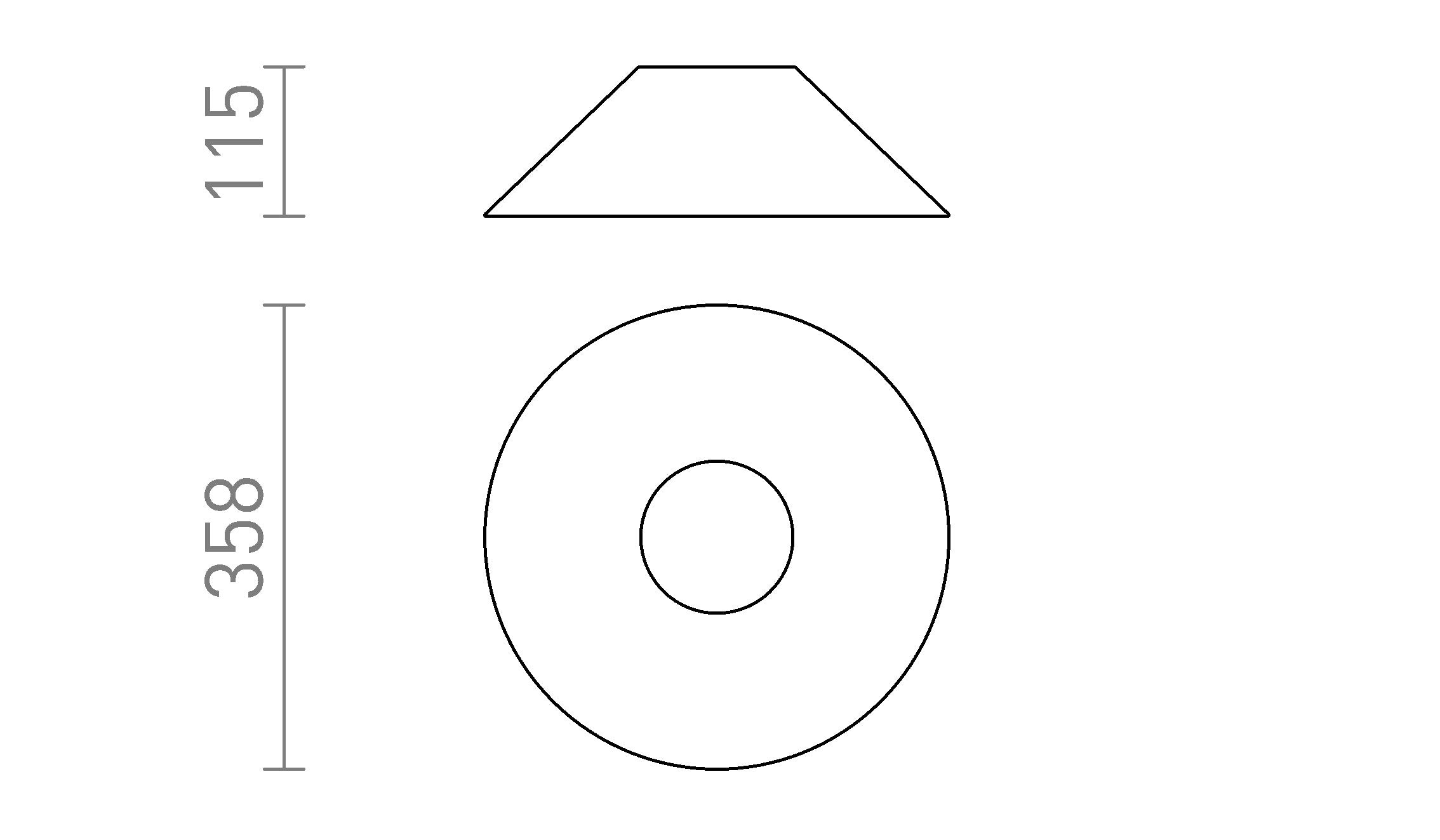 SFERA 36/12 абажур - Product sketch