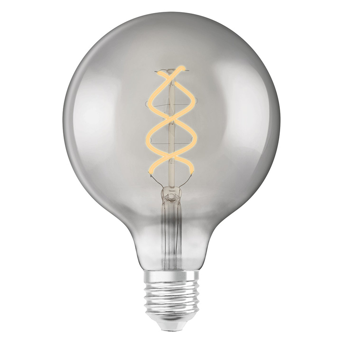 RENDL light source OSRAM Vintage Globe 125 SPIRAL smoke-colored 230V E27 LED EQ15 1800K G13459 1