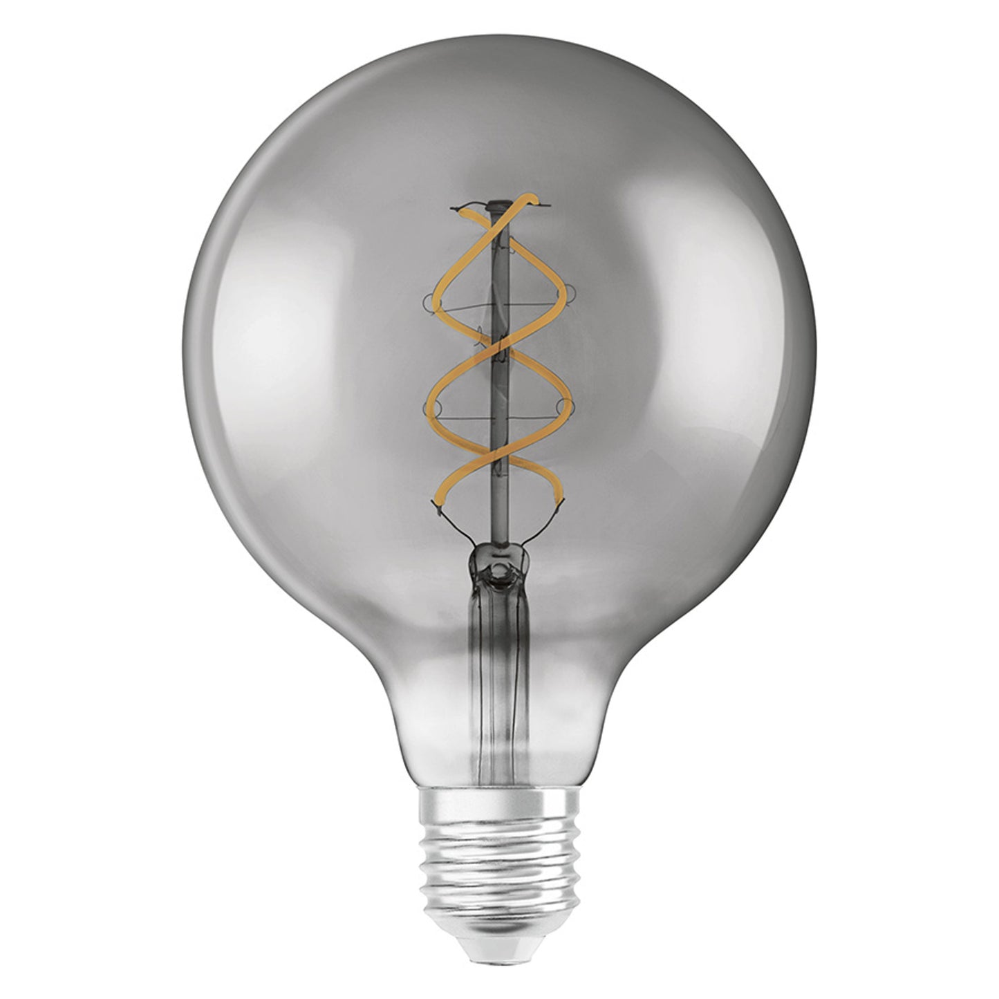 RENDL light source OSRAM Vintage Globe 125 SPIRAL smoke-colored 230V E27 LED EQ15 1800K G13459 2