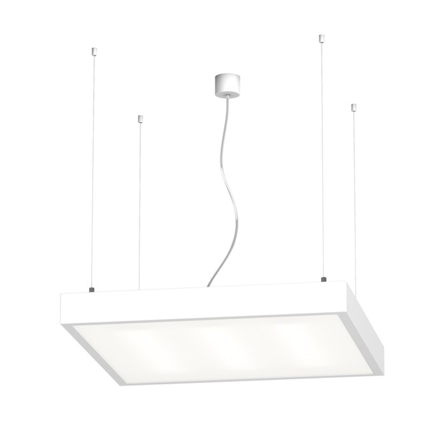 RENDL Outlet STRUCTURAL 55x55 pendant white 230V 2G11 3x36W R10259 1