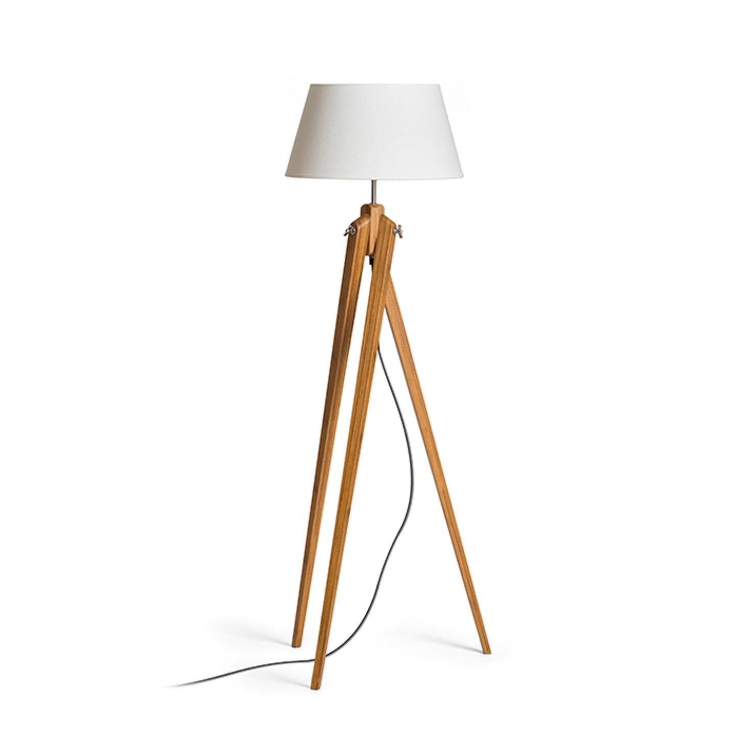 RENDL shades, shade bases, pendent sets AMBITUS floor base bamboo 230V LED E27 15W R13304 2