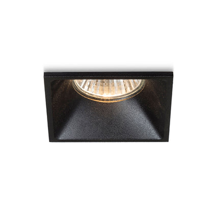 RENDL recessed light ZURI SQ recessed black 230V GU10 35W R13391 3