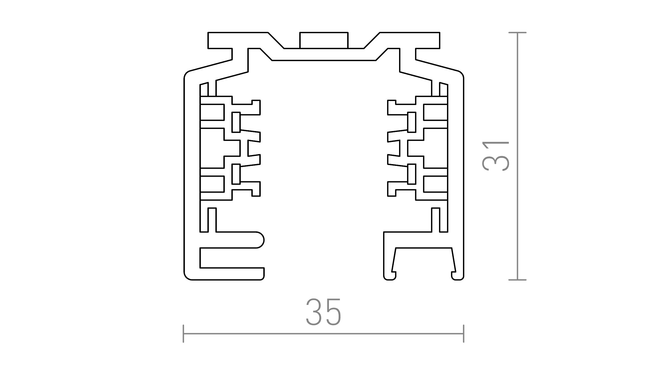 EUTRAC 1M TIR - Product sketch