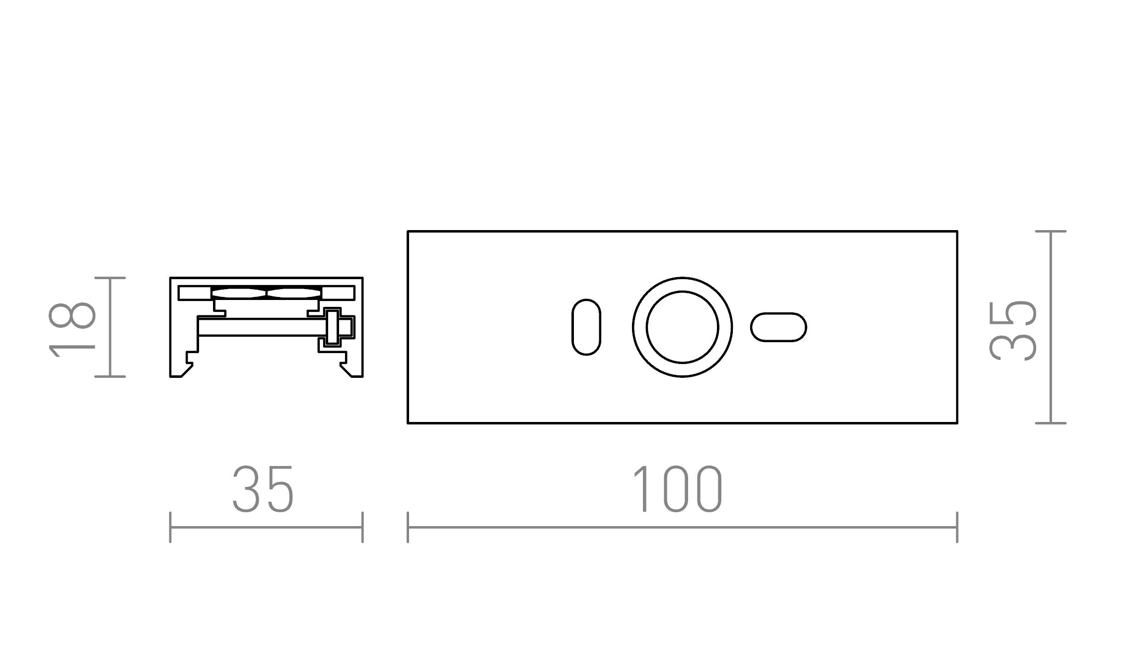 EUTRAC MEHANSKI KONEKTOR - Product sketch