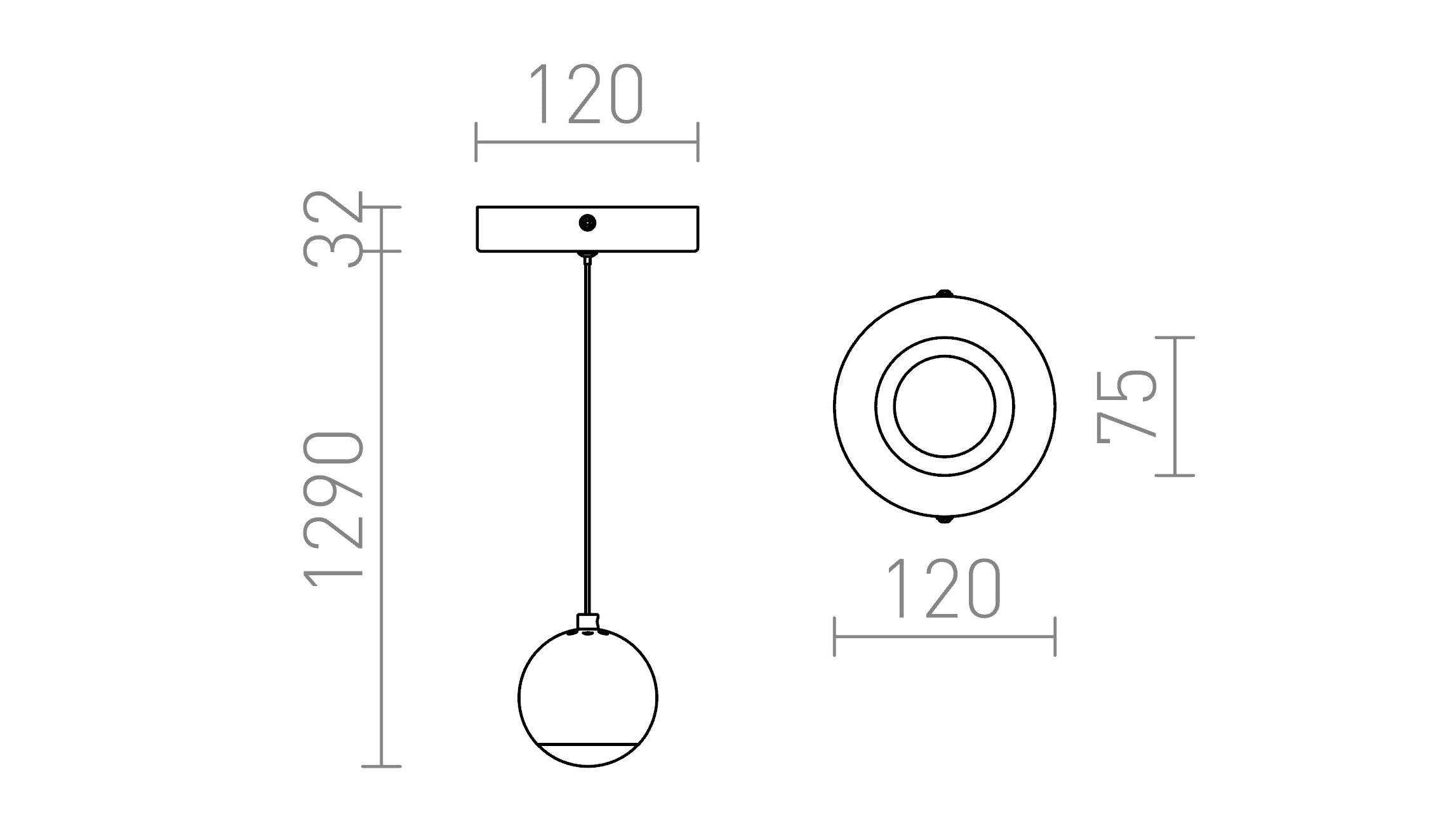 GLOSSY VISEČA - Product sketch