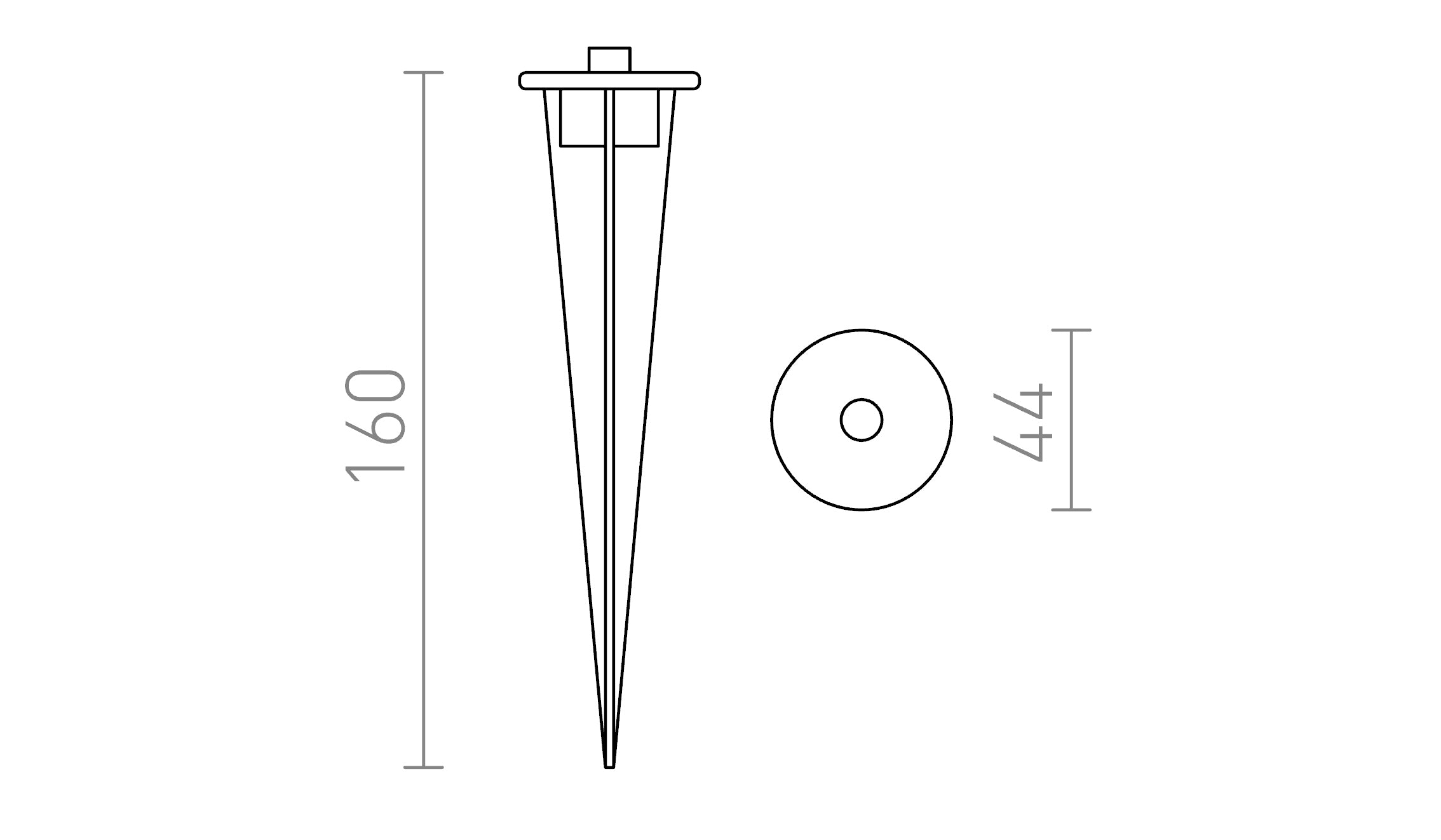 UNIVERZALNI KONICA - Product sketch