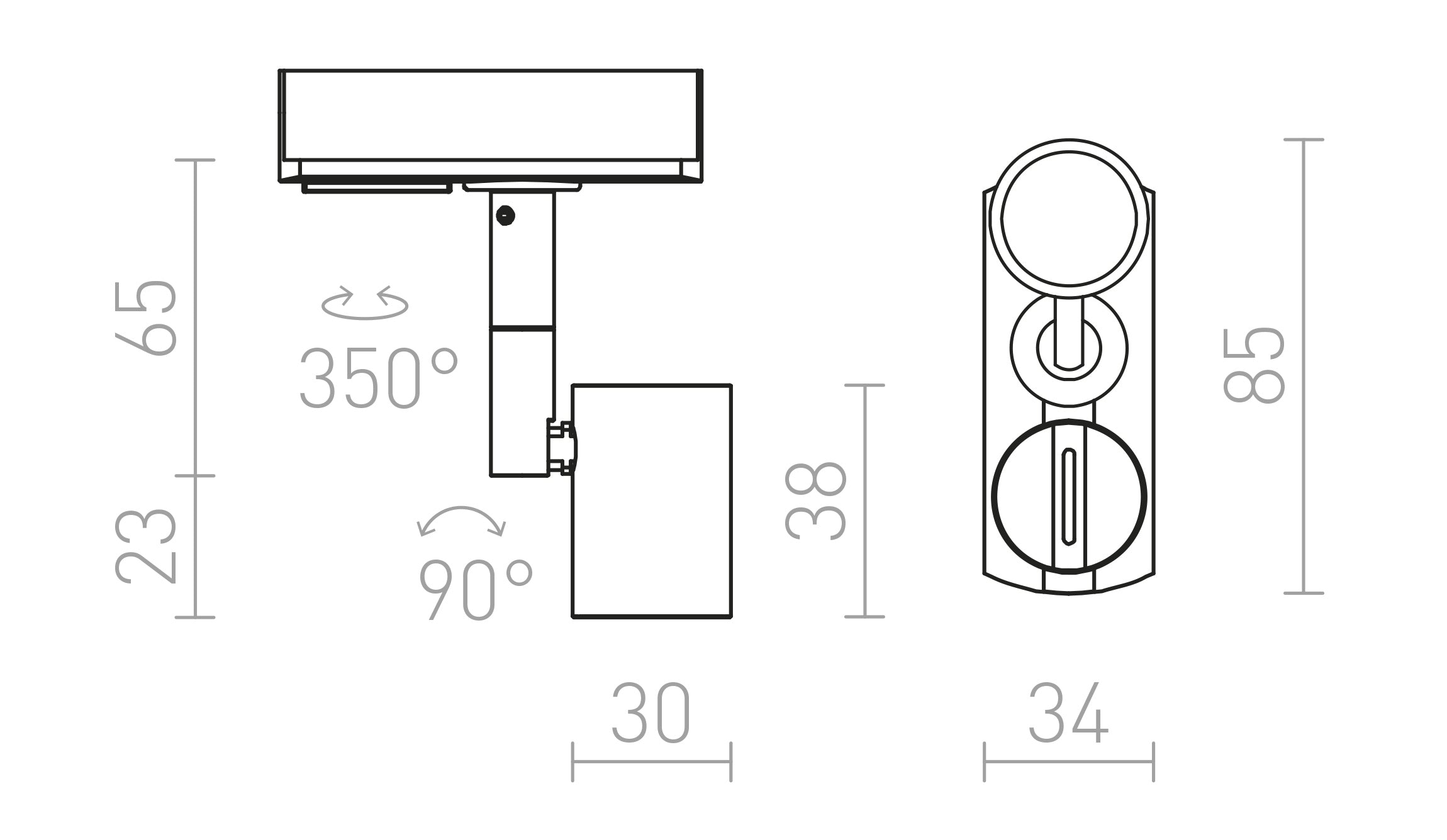 TRICA ZA 1F-TIRNI SISTEM - Product sketch