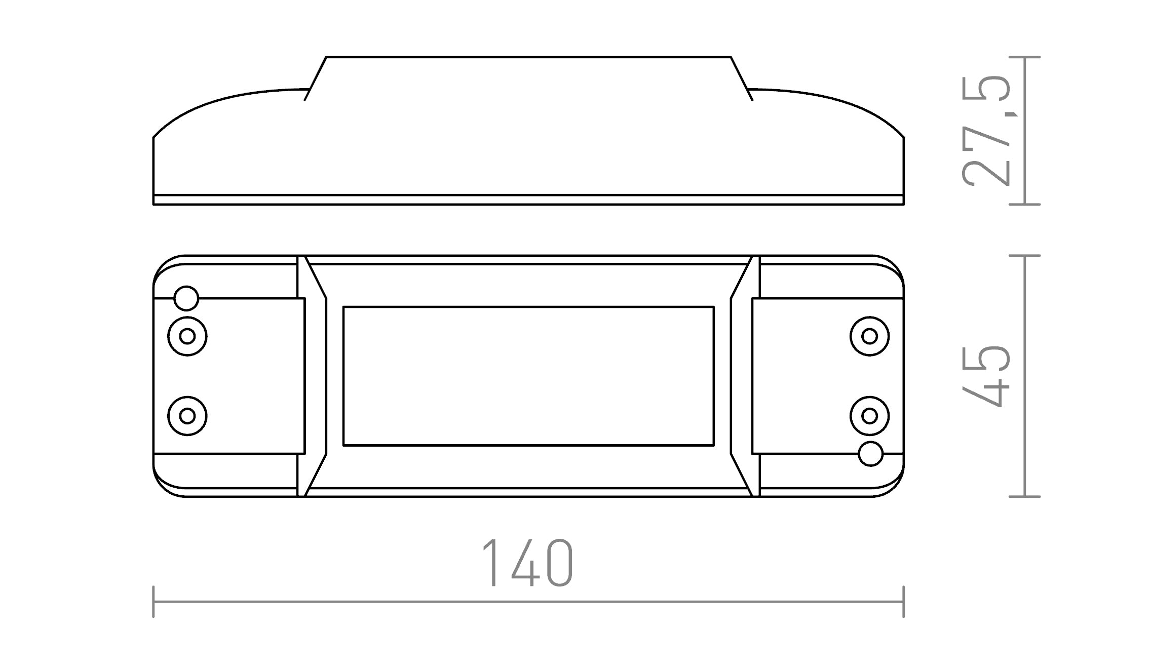 TRANSFORMATOR 24V = 30 - Product sketch