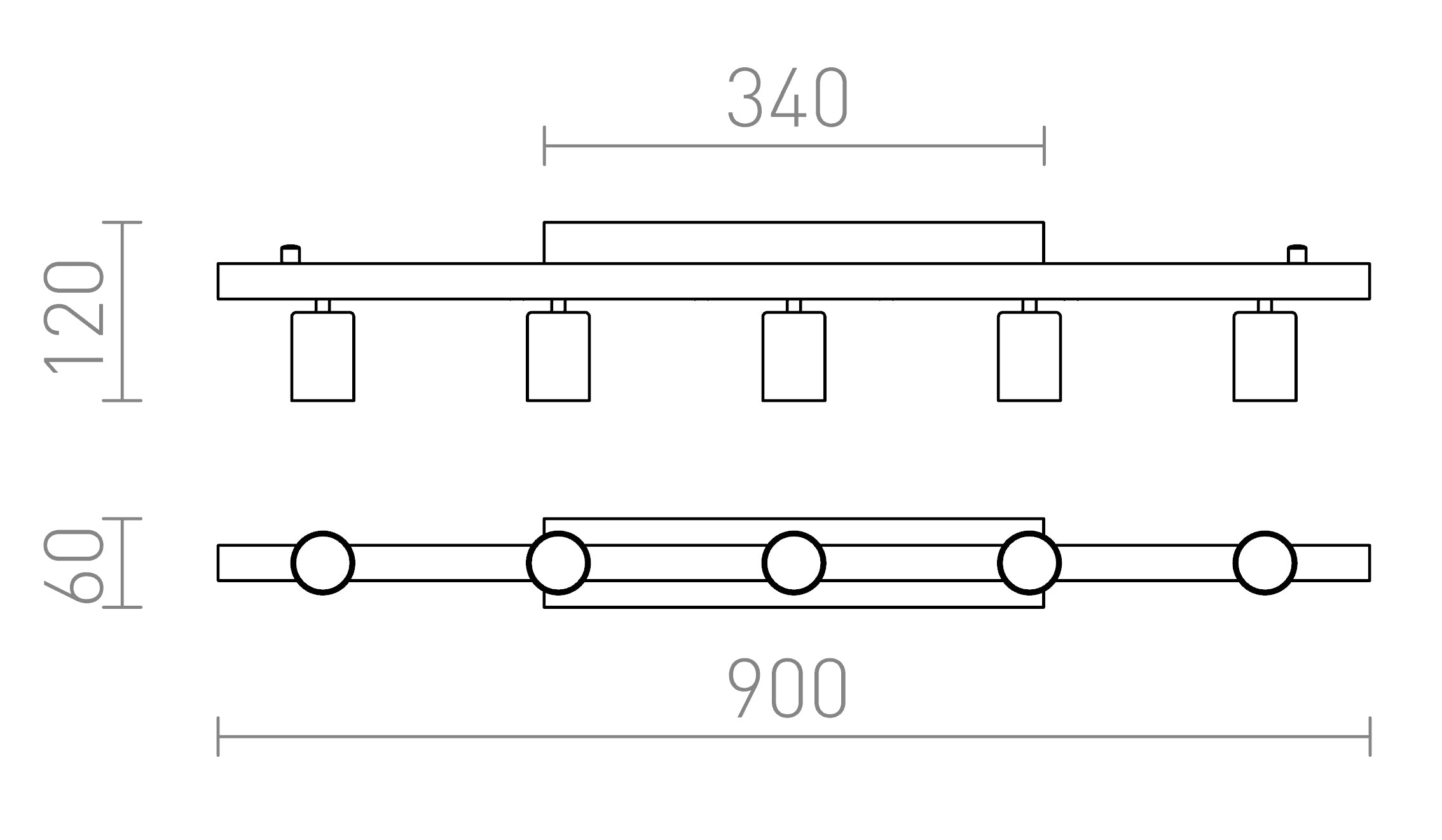 RALLONG V STROPNA - Product sketch