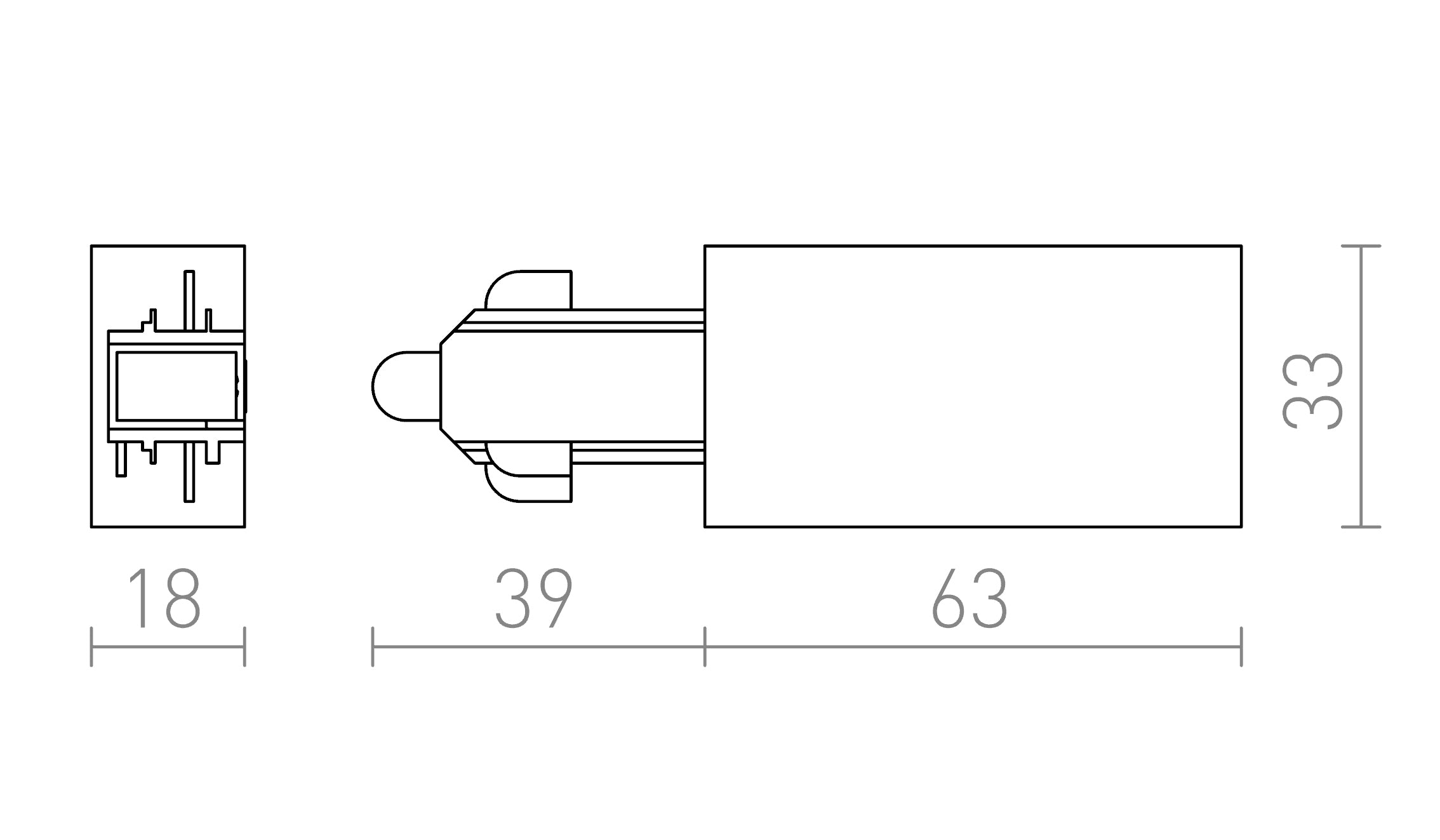 NAPAJANJE ZA 1F-TIRNI SISTEM DESNO - Product sketch
