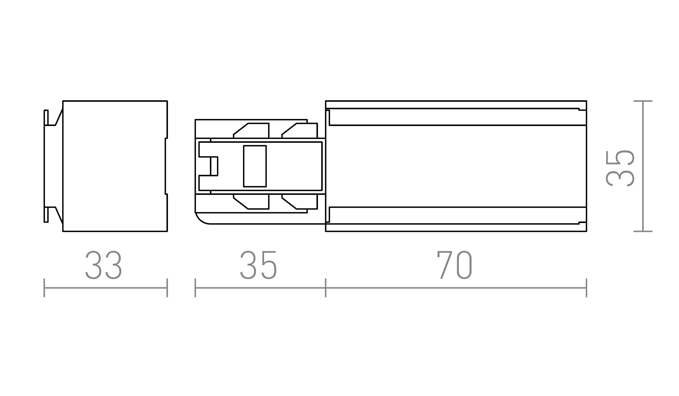 EUTRAC NAPAJANJE DESNO - Product sketch