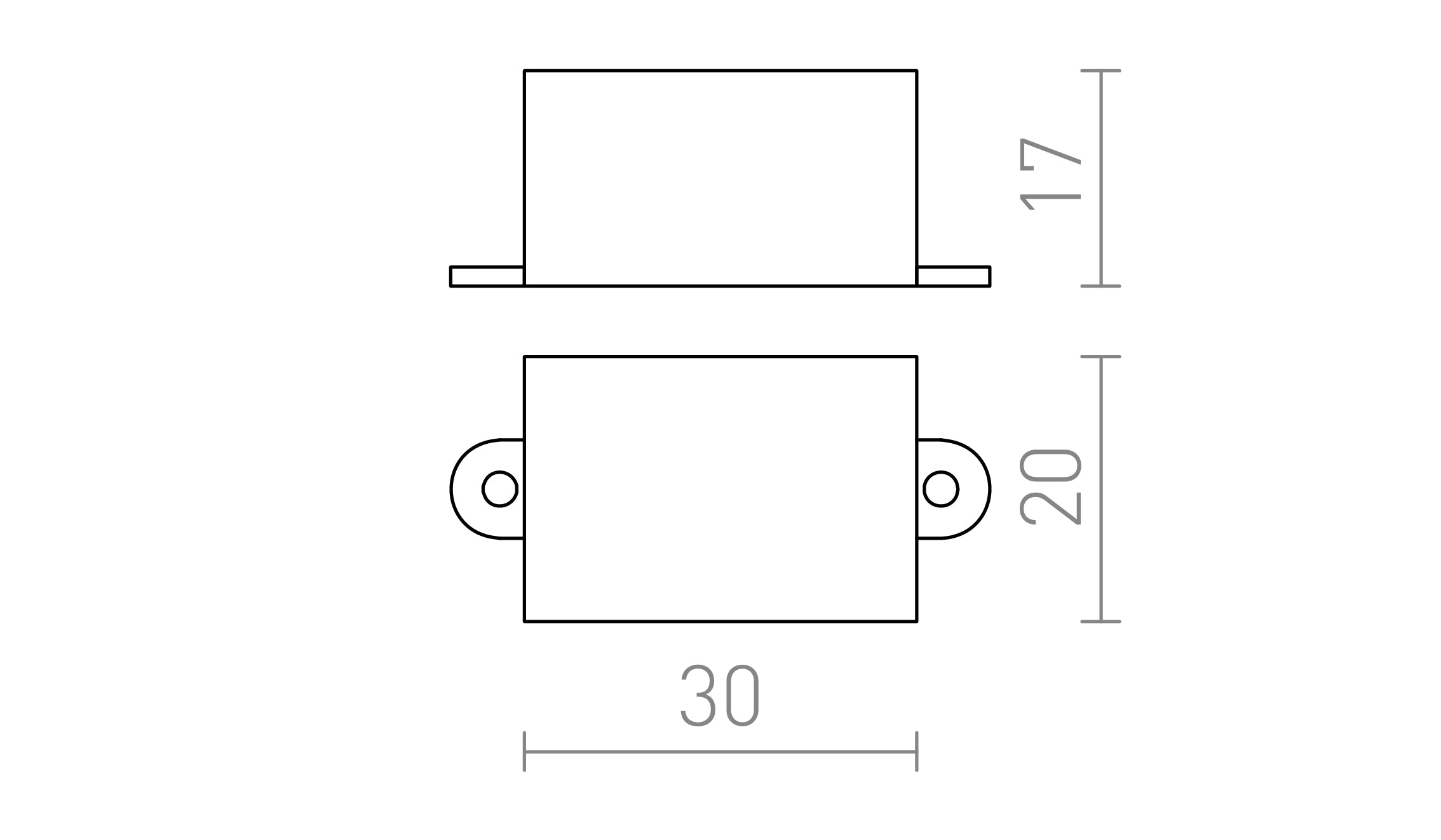 GONILNIK 700mA - Product sketch