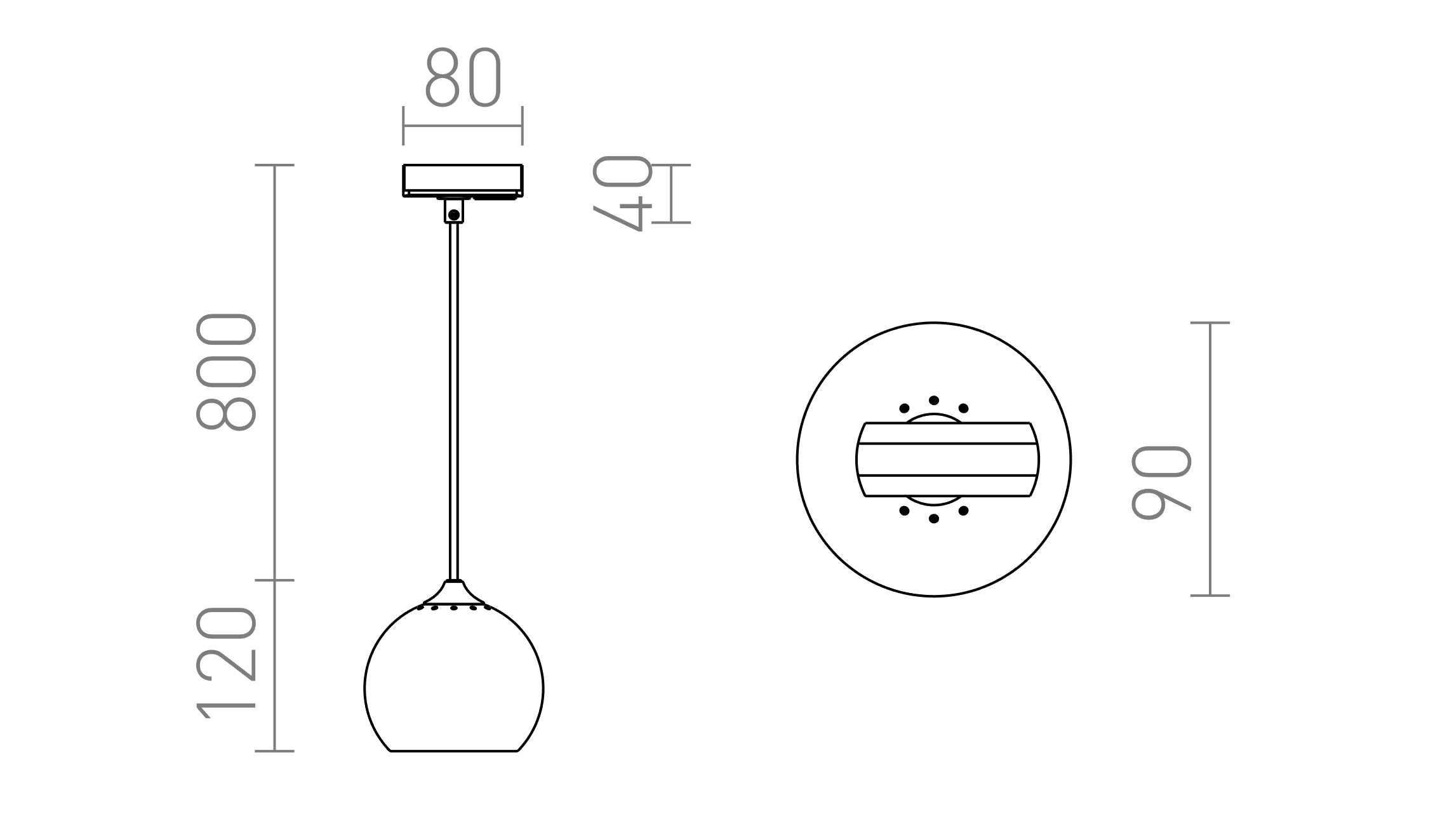 DESTY ZA 1F-TIRNI SISTEM - Product sketch