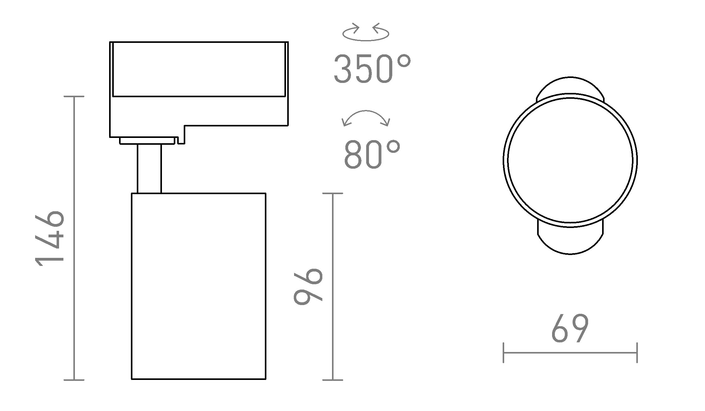 CONNOR ZA 3F-TIRNI SISTEM - Product sketch