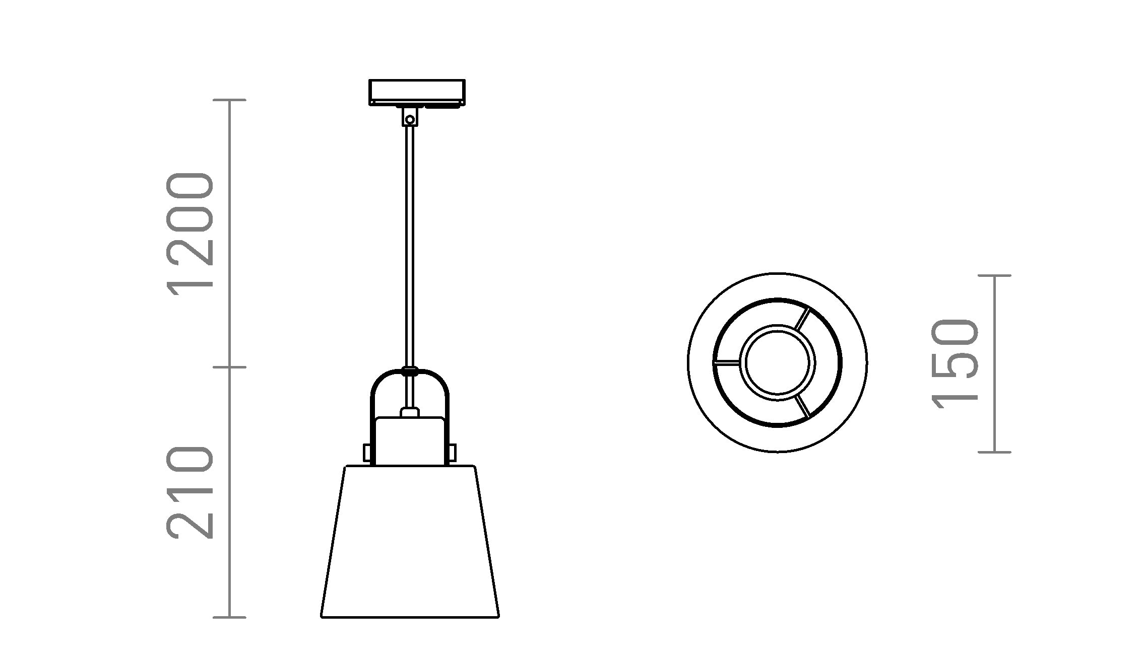 CHOUPETTE 1F-TIRNI SISTEM - Product sketch