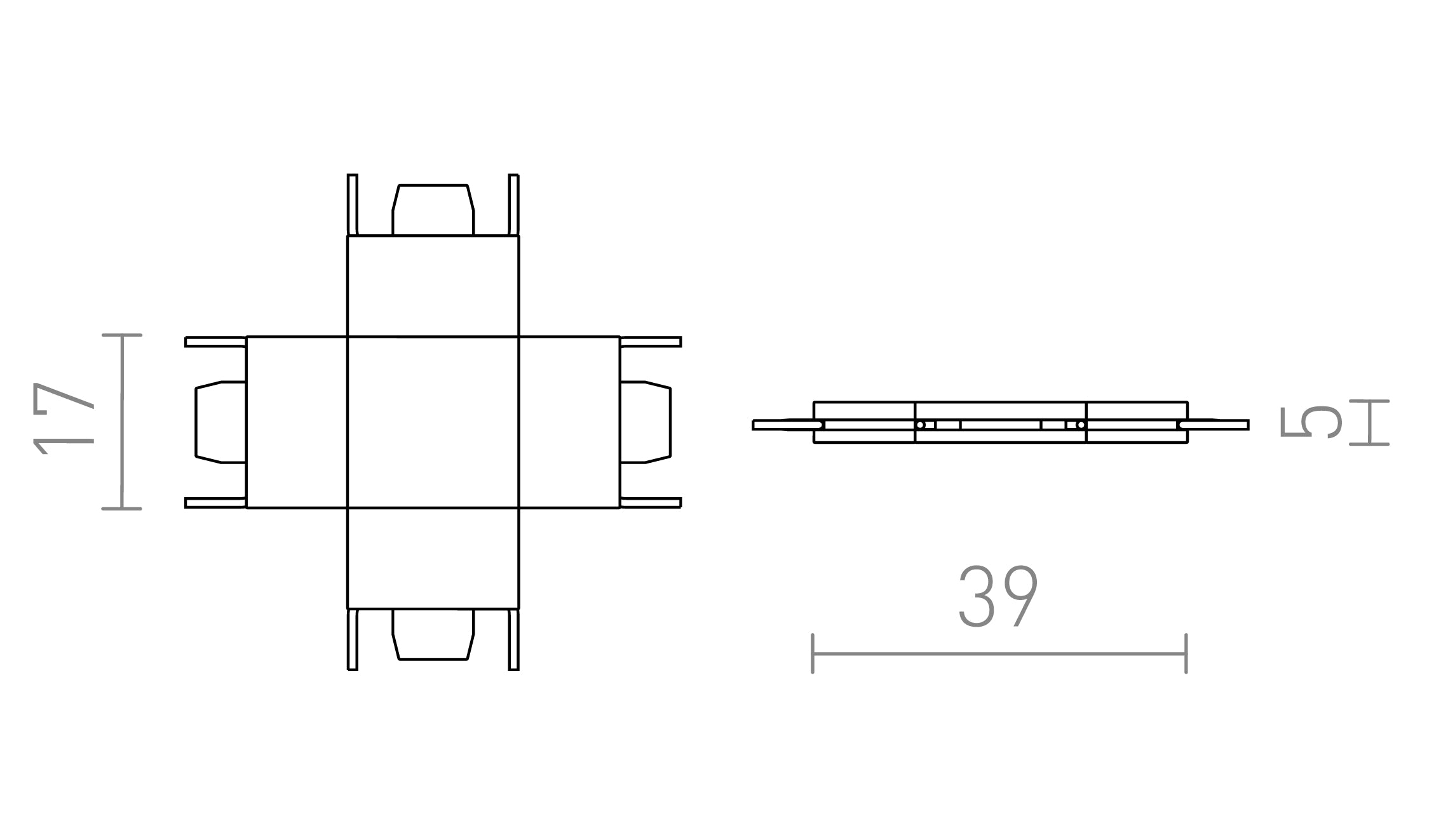 X-KONEKTOR ZA VEGA SISTEM - Product sketch