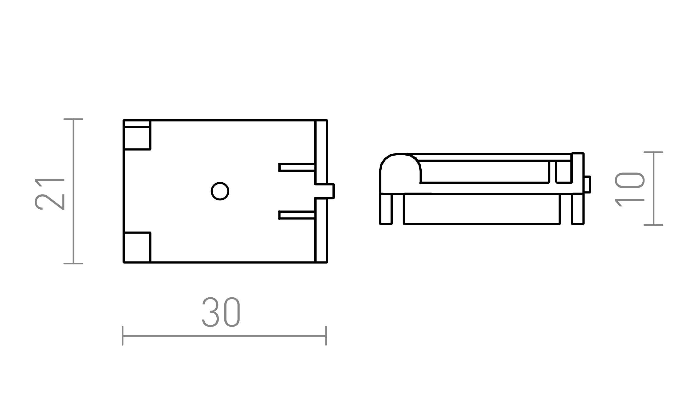WAVE PREVODNA SPONKA - Product sketch