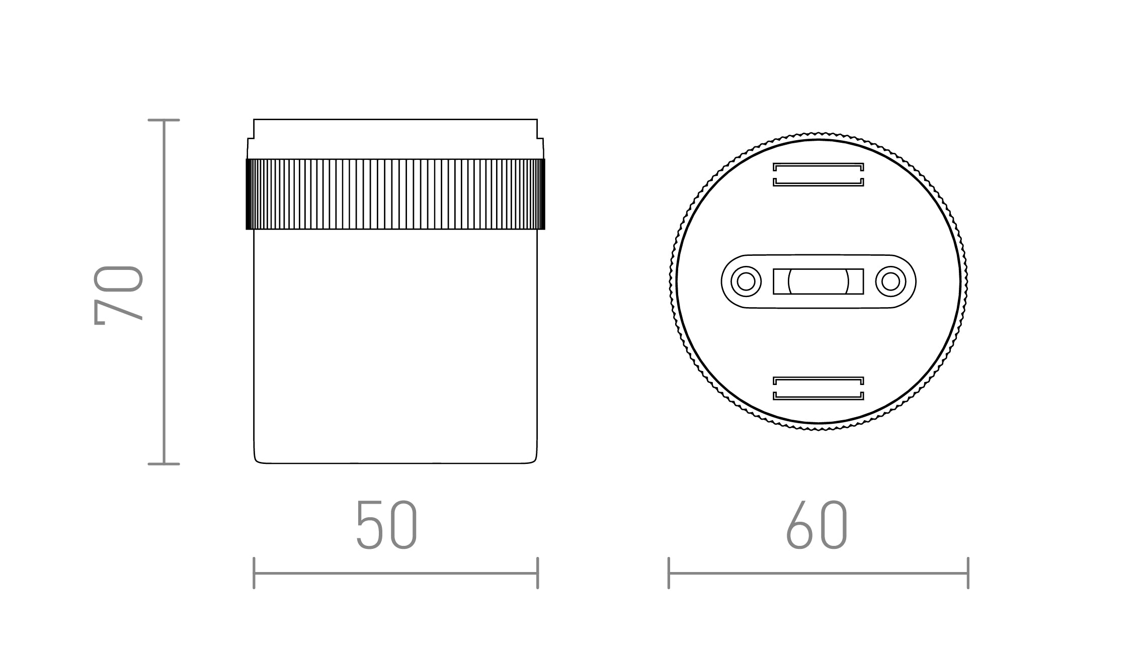 NADOMETNI ROČAJ WAVE - Product sketch