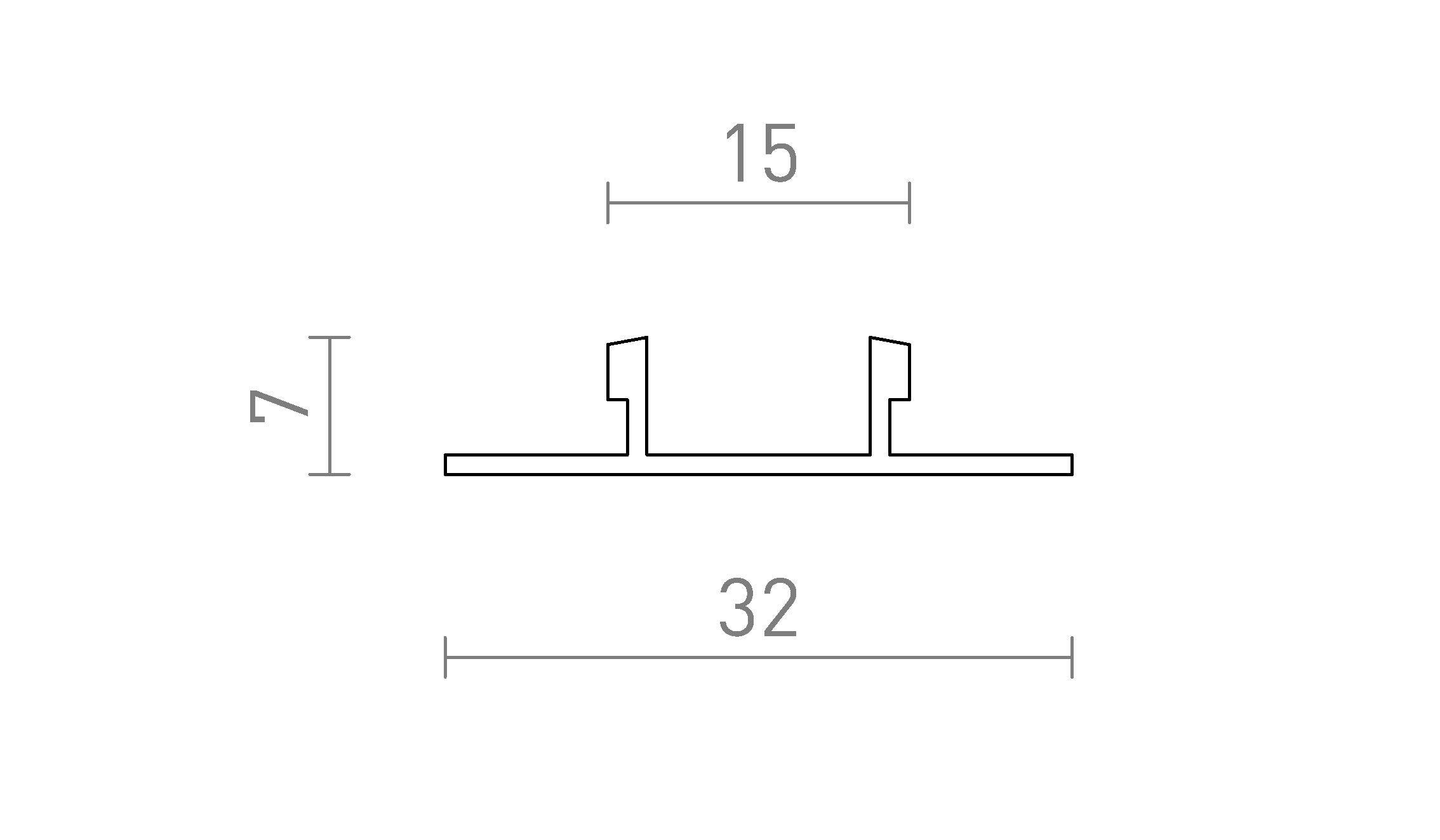 POKRIVNA OBLOGA ZA 1-KROŽNE TIRNICE - Product sketch