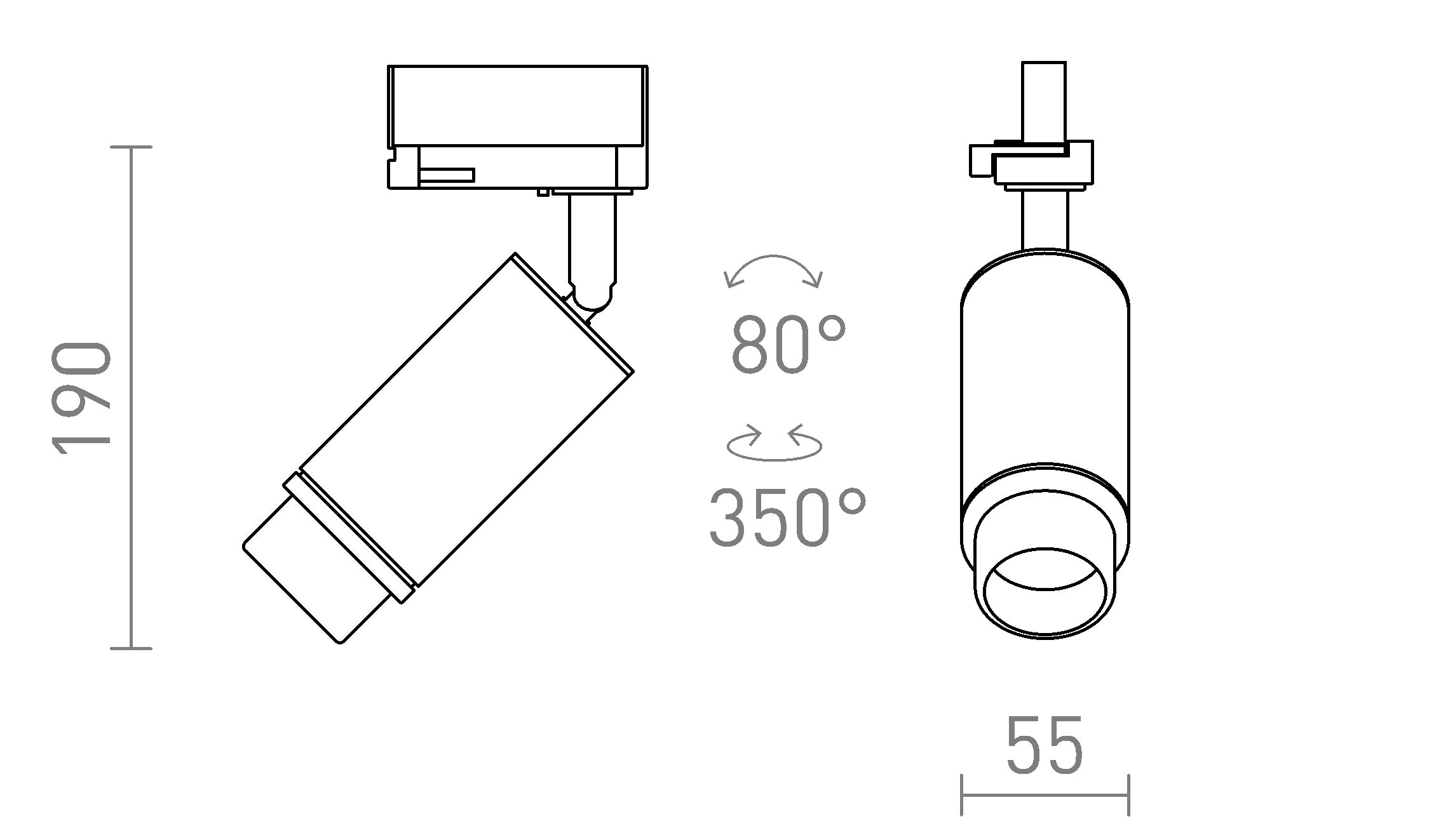 OPTIMUS 2 ZA 3F-TIRNI SISTEM - Product sketch