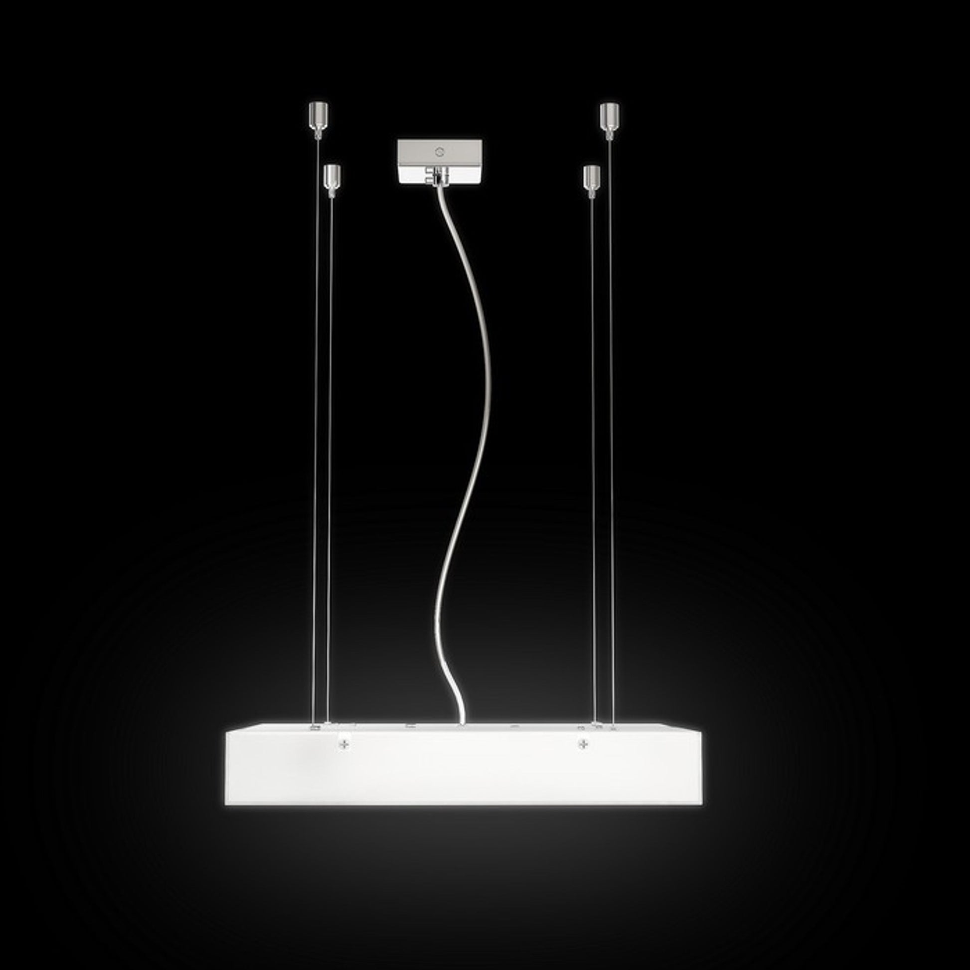 RENDL Outlet STRUCTURAL 40x40 pendant  satinated glass 230V 2G11 2x24W R10629 3