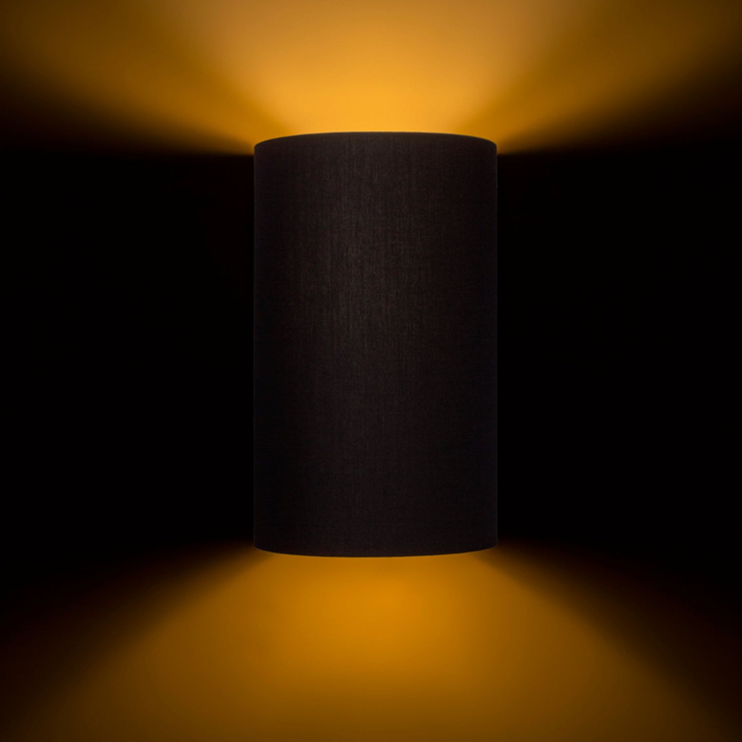 RENDL wall lamp RON W 15/25 wall  Polycotton black/golden foil 230V LED E27 15W R11464 4