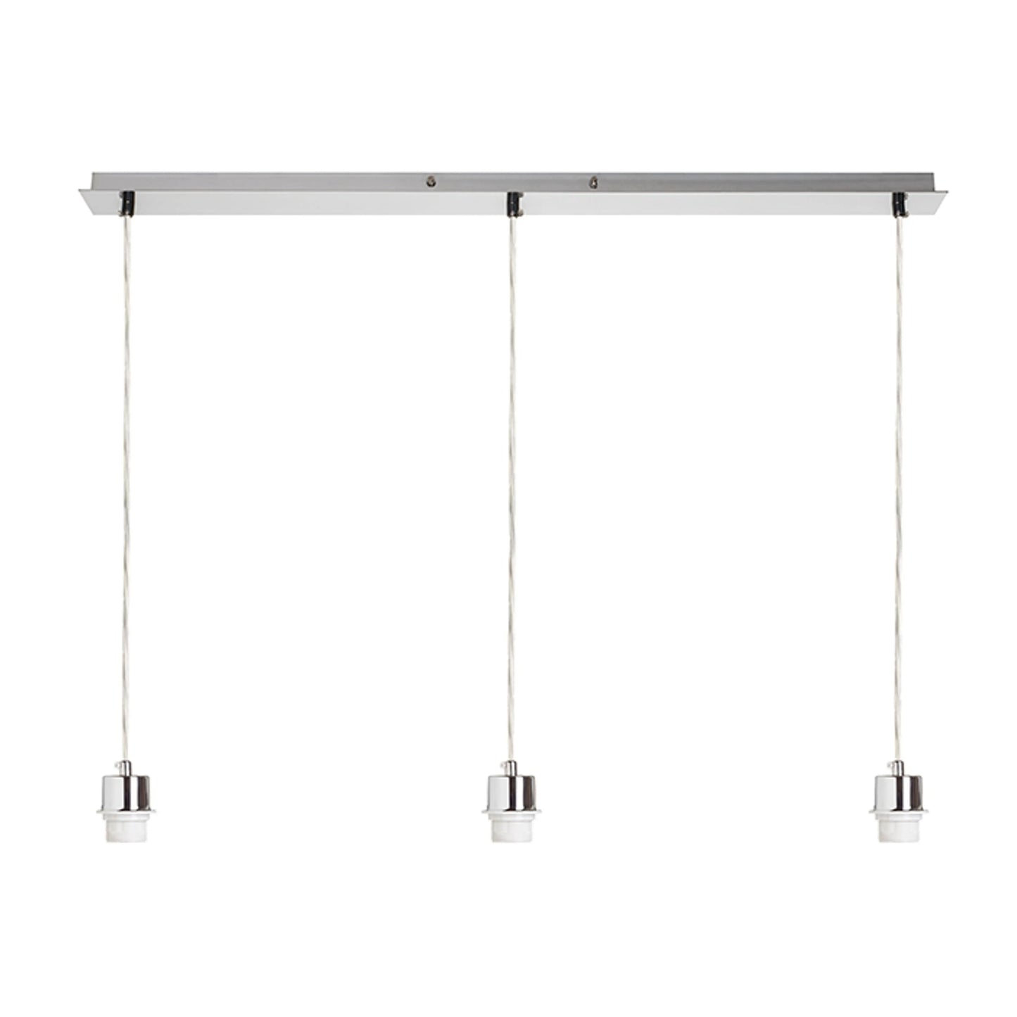 RENDL shades, shade bases, pendent sets MORE 80 pendant ceiling base  matt nickel 230V LED E27 3x15W R11776 1