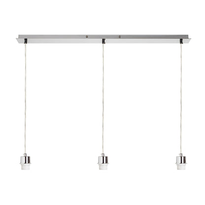 RENDL shades, shade bases, pendent sets MORE 80 pendant ceiling base  matt nickel 230V LED E27 3x15W R11776 1