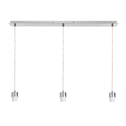 RENDL shades, shade bases, pendent sets MORE 80 pendant ceiling base  chrome 230V LED E27 3x15W R11777 1