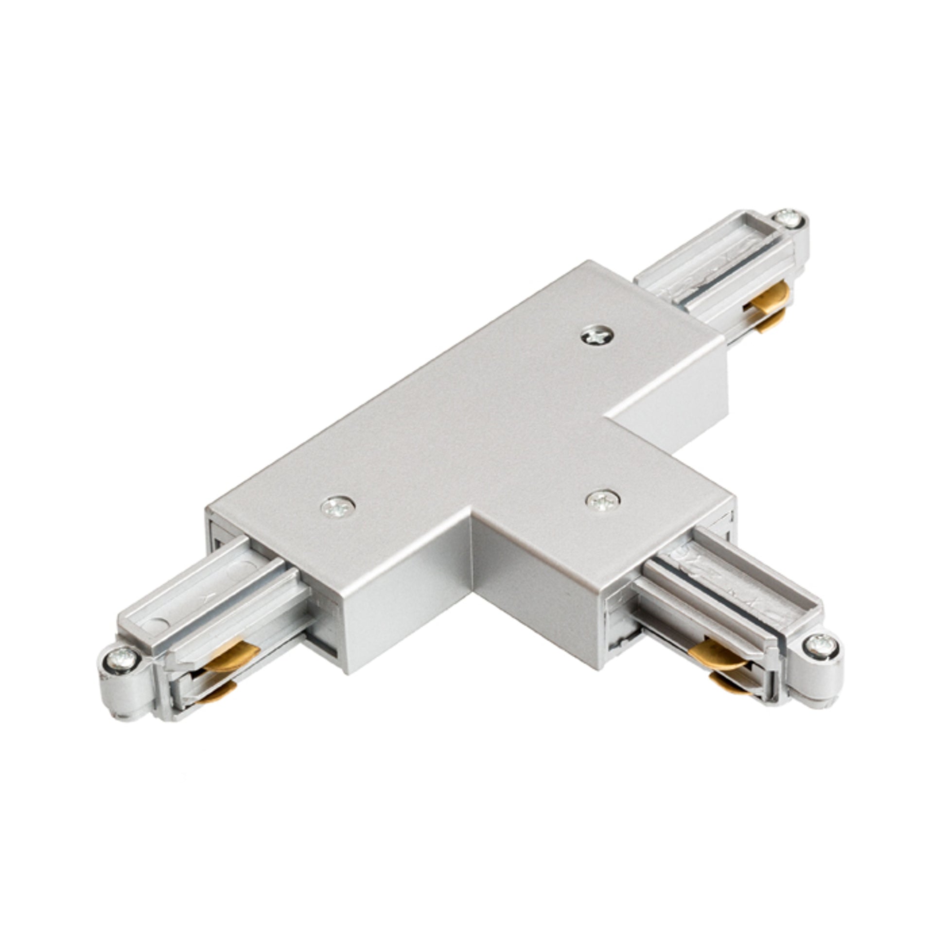 RENDL 1-circuit track system 1F T connector, polarity right silver grey  230V  R12277 1