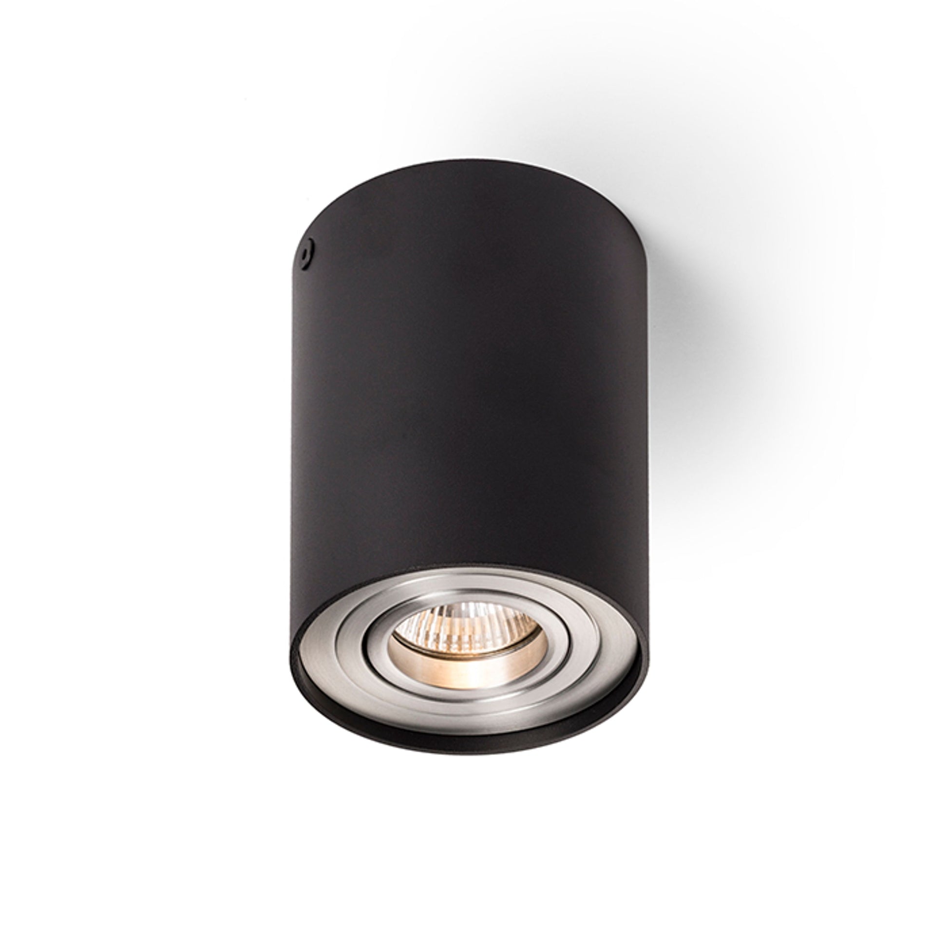 RENDL Outlet MILANO I ceiling matt black brushed aluminum 230V GU10 35W R12681 1