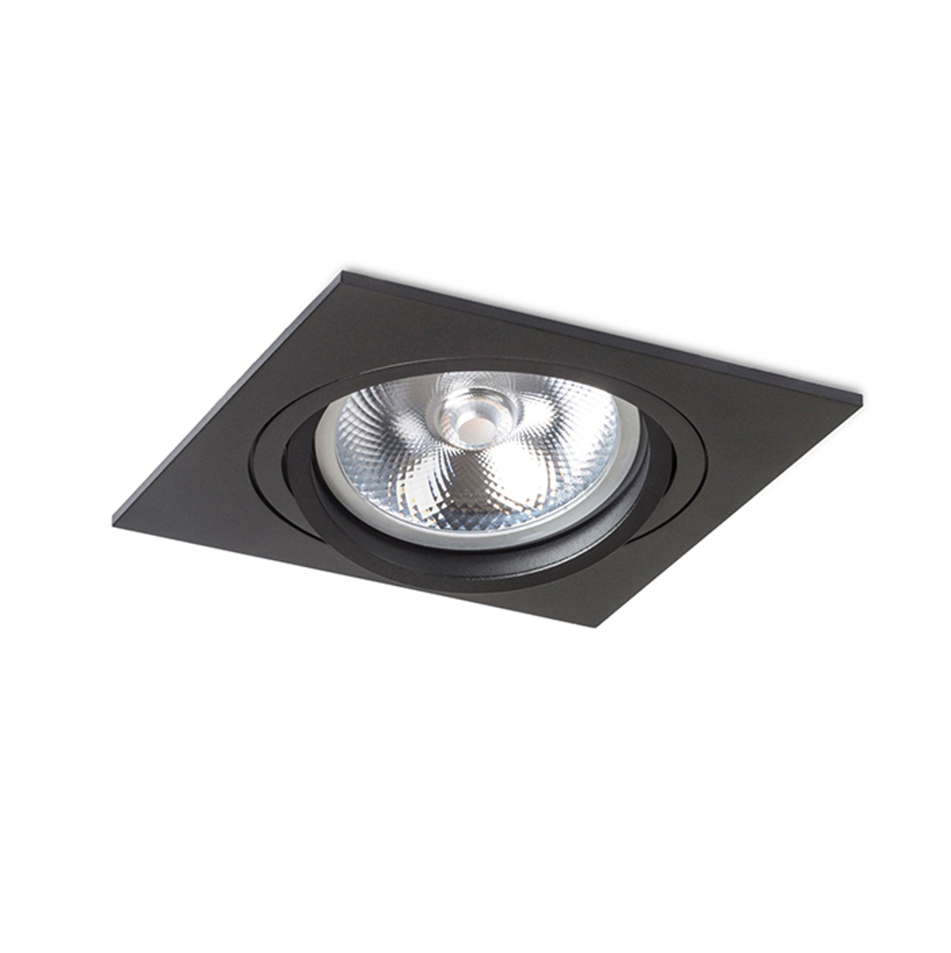 RENDL recessed light PASADENA G53 SQ I  black  230V LED G53 15W R12702 1