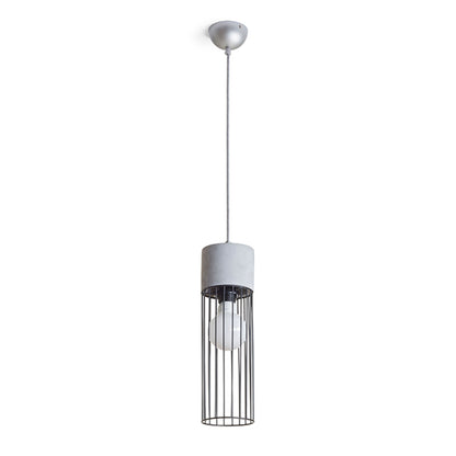 RENDL pendant lamp BURTON pendant  concrete 230V LED E27 11W R12931 8