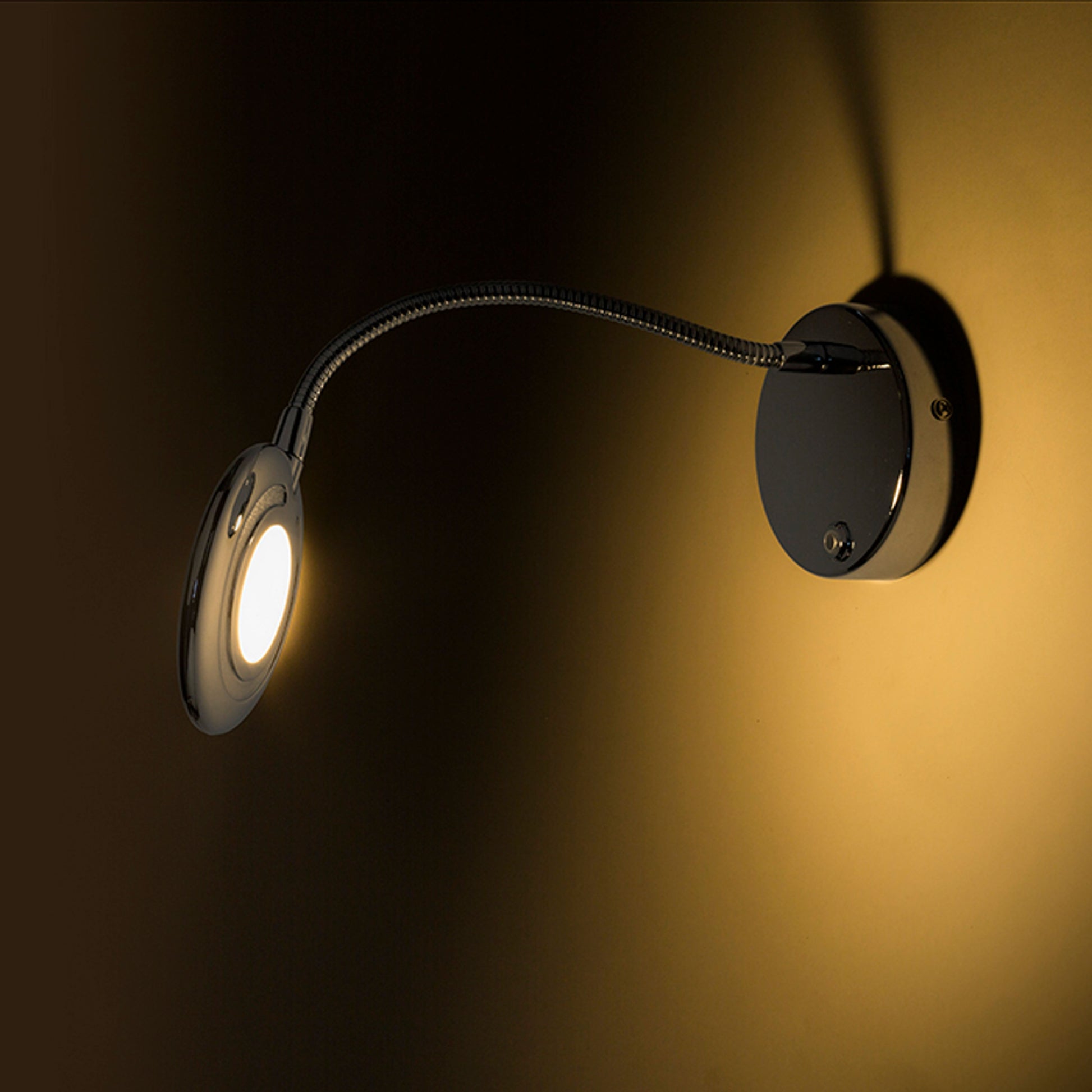 RENDL Outlet FLAP wall  chrome 230V LED 4.2W 120°  3000K R12943 2