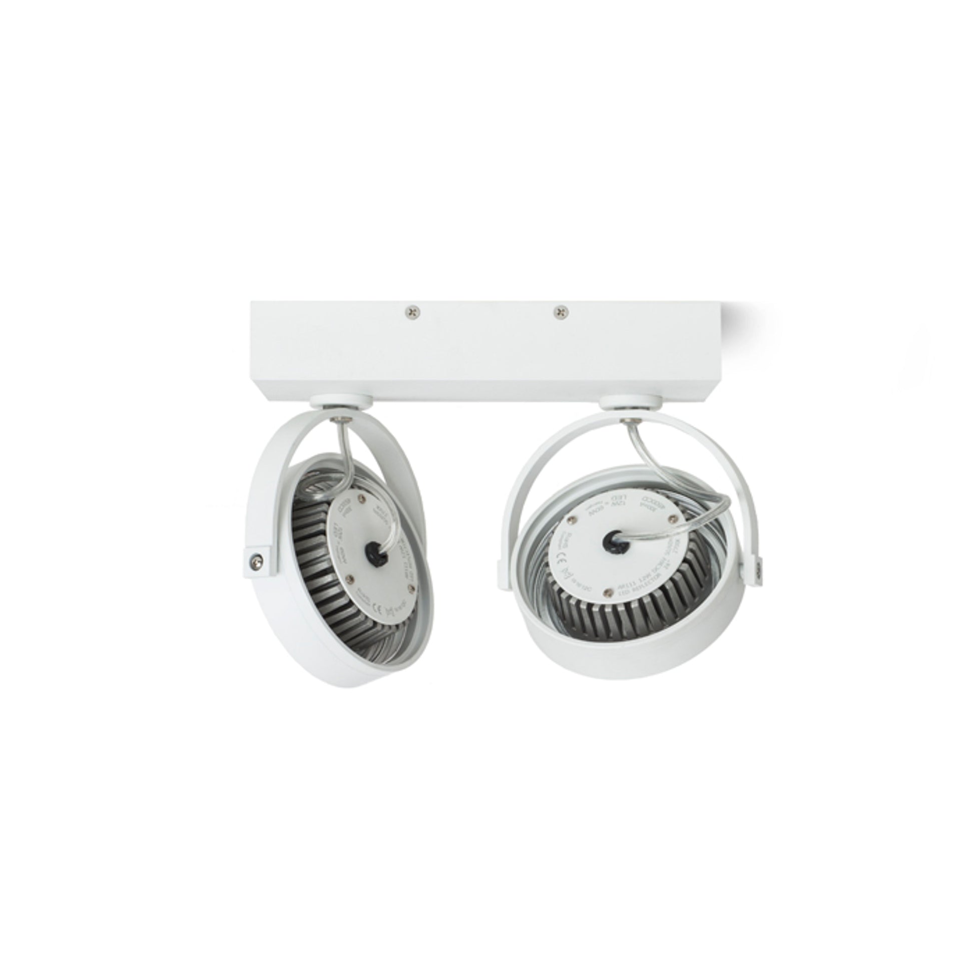 RENDL spotlight KELLY LED II DIMM wall white 230V LED 2x12W 24° 3000K R13106 5