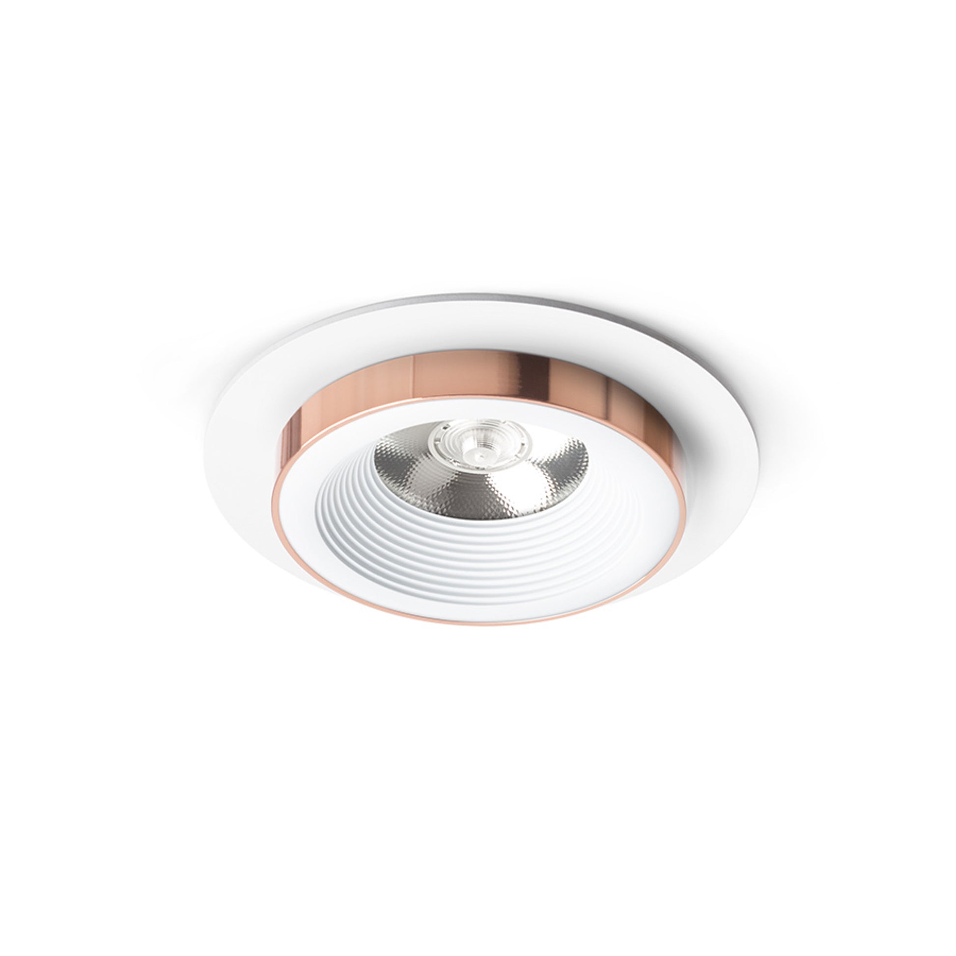 RENDL recessed light SHARM R I recessed white copper 230V LED 10W 24° 3000K R13235 1