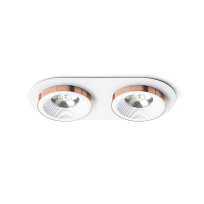 RENDL recessed light SHARM R II recessed white copper 230V LED 2x10W 24° 3000K R13240 1