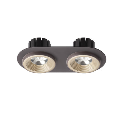 RENDL recessed light SHARM R II recessed pearl gold/brown 230V LED 2x10W 24° 3000K R13241 2