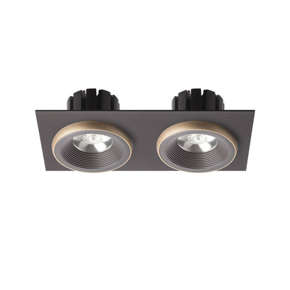 RENDL recessed light SHARM SQ II recessed brown/pearl gold 230V LED 2x10W 24° 3000K R13257 2