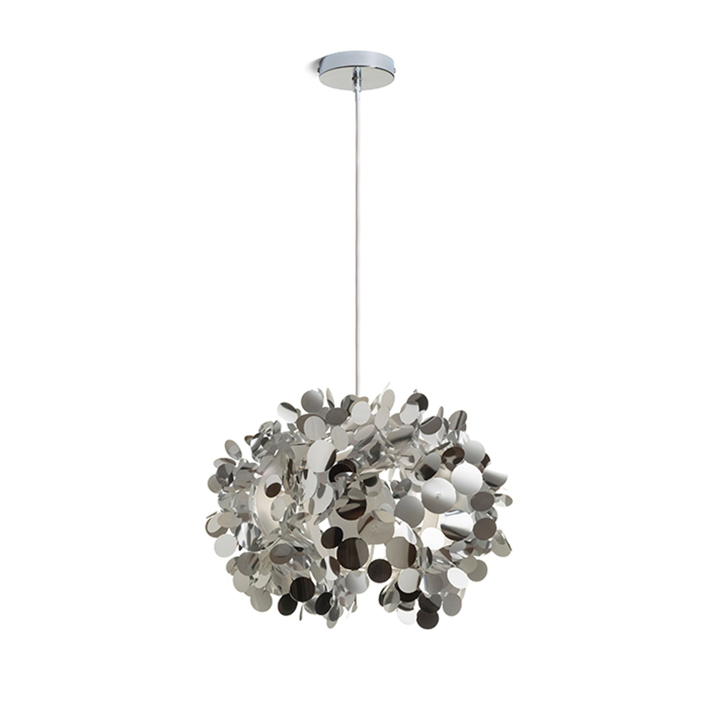 RENDL pendant lamp CONFETTI pendant  chrome foil 230V LED E27 15W R13285 1