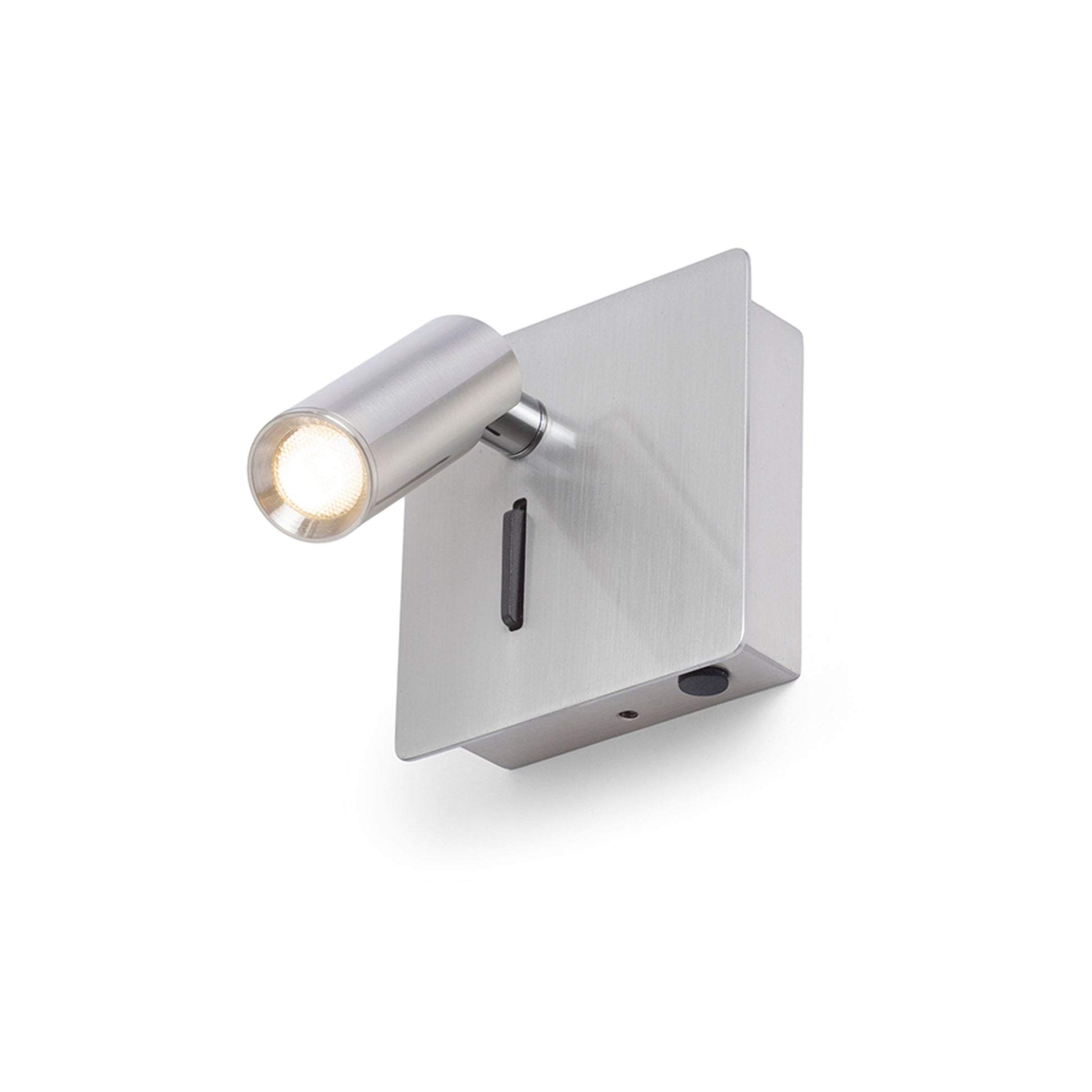 RENDL spotlight MIG wall matt nickel 230V LED 3W 30° 3000K R13646 5