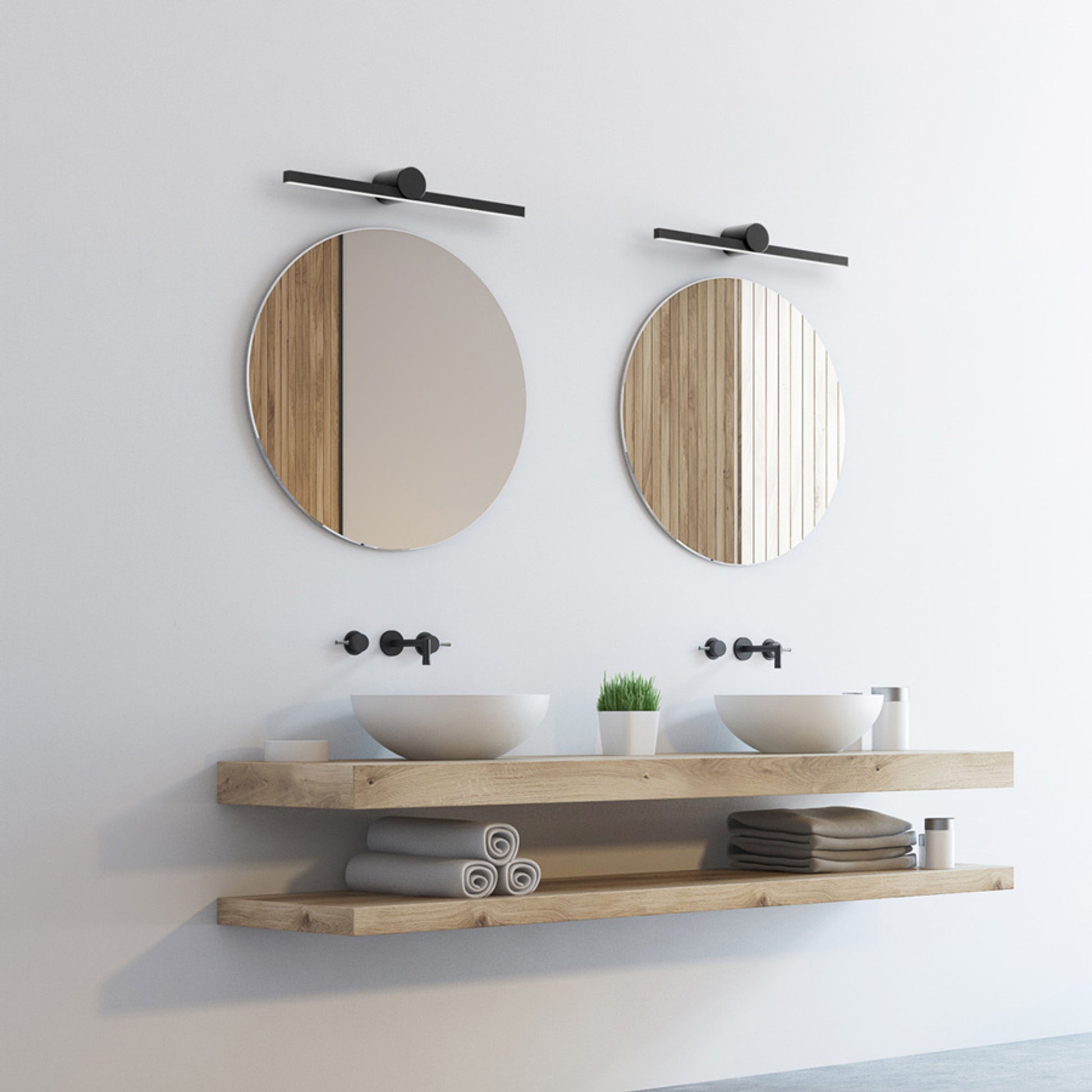 RENDL wall lamp LUISA 60 wall black 230V LED 12W IP54 3000K R13853 5
