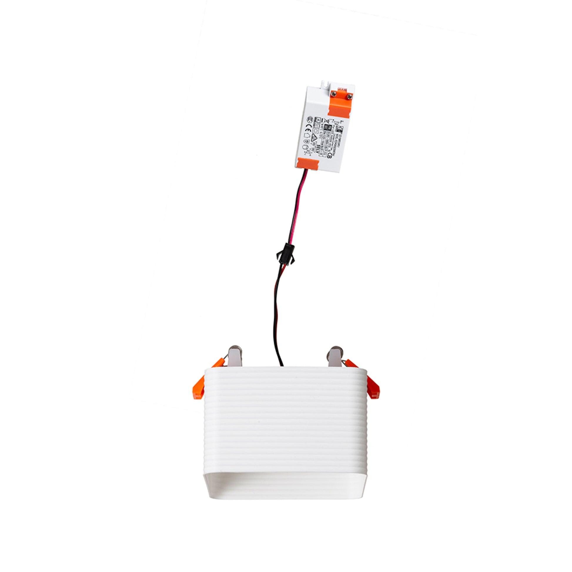 RENDL recessed light MARENGA SQR3 60 recessed white Eco PLA 230V LED 6W  3000K R14017 6