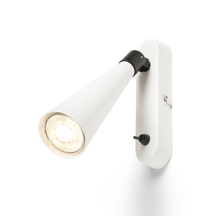 RENDL spotlight ALEXIS wall white/black  230V LED GU10 5W R14465 1