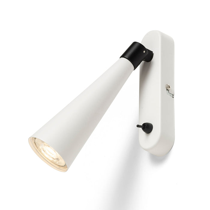 RENDL spotlight ALEXIS wall white/black  230V LED GU10 5W R14465 2