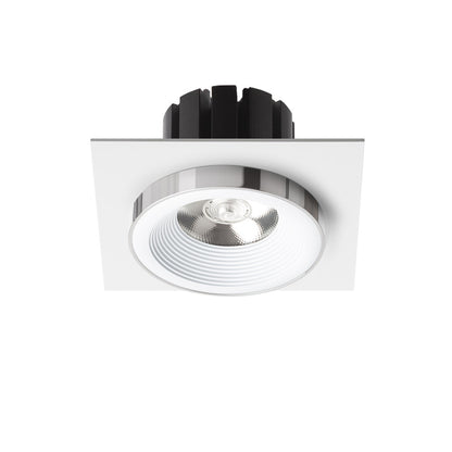 RENDL recessed light SHARM SQ I recessed white chrome 230V LED 10W 24° 3000K R14578 2