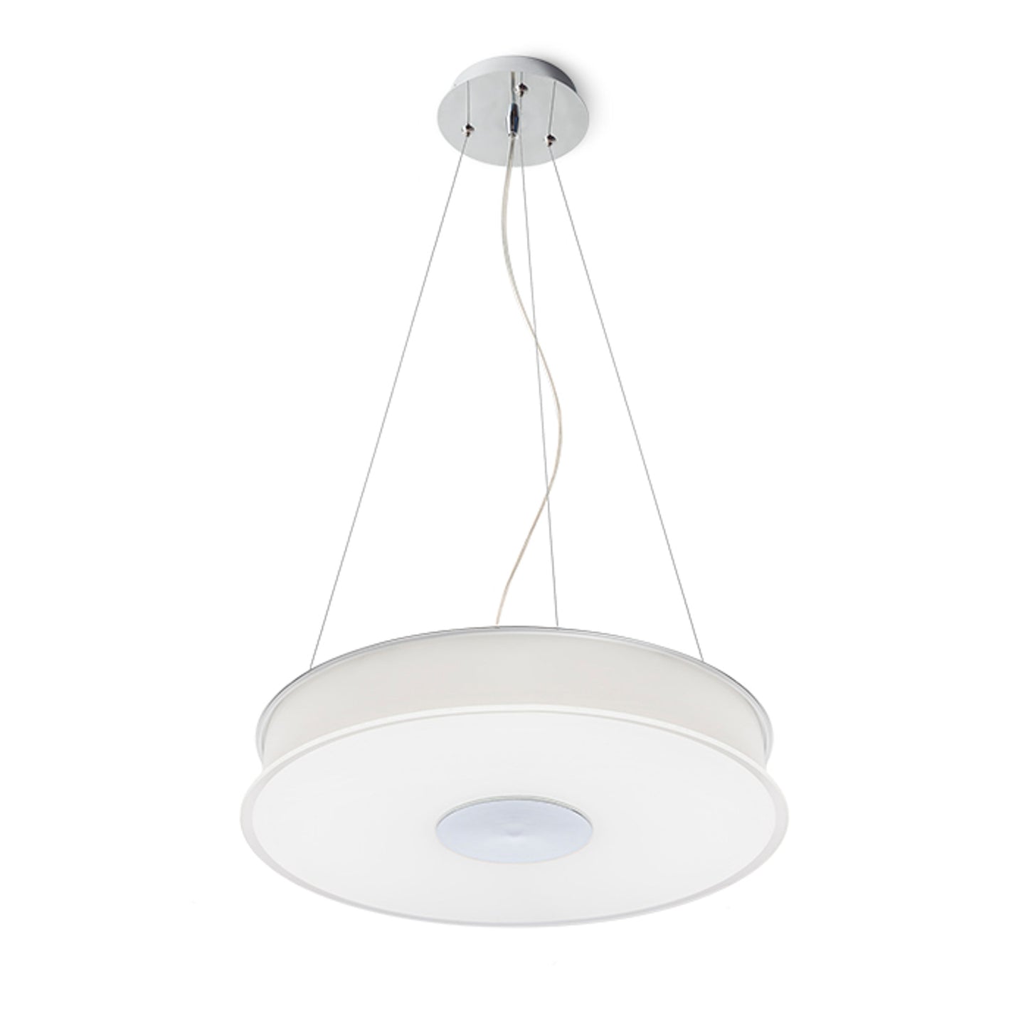 RENDL pendant lamp ASTERI LED pendant satinated glass/chrome 230V LED 35W 3000K R14620 1